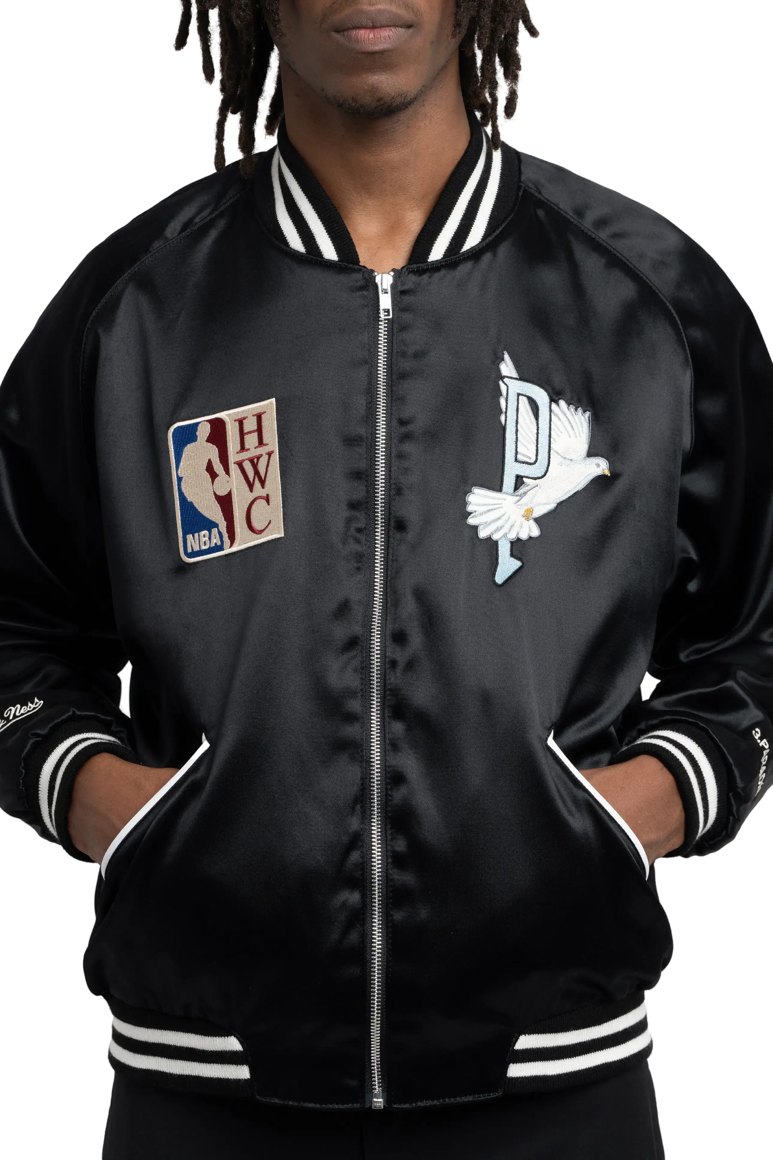 3.PARADIS, Mitchell & Ness and The NBA : PARADIS Varsity Jacket