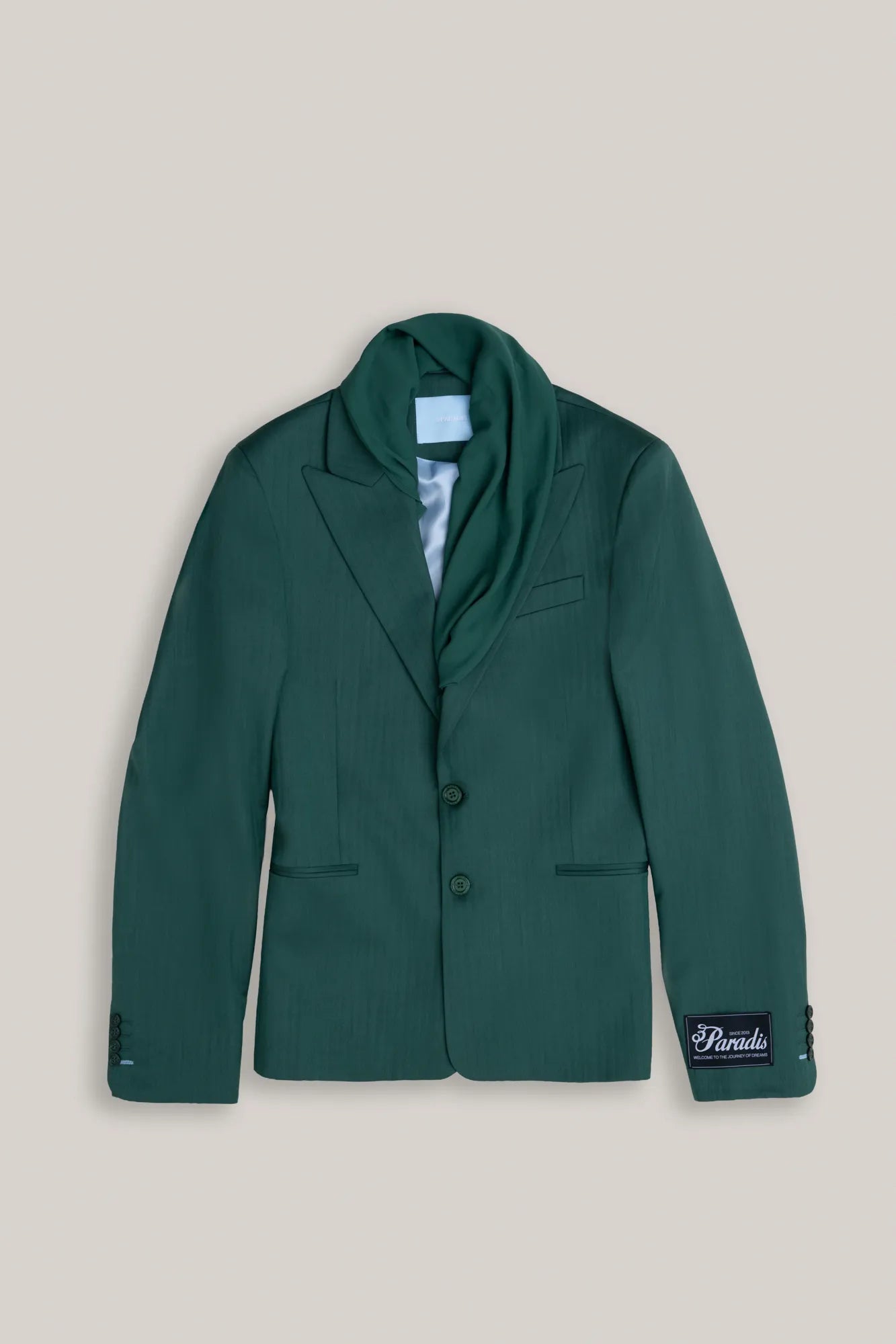 REMOVABLE SCARF BLAZER