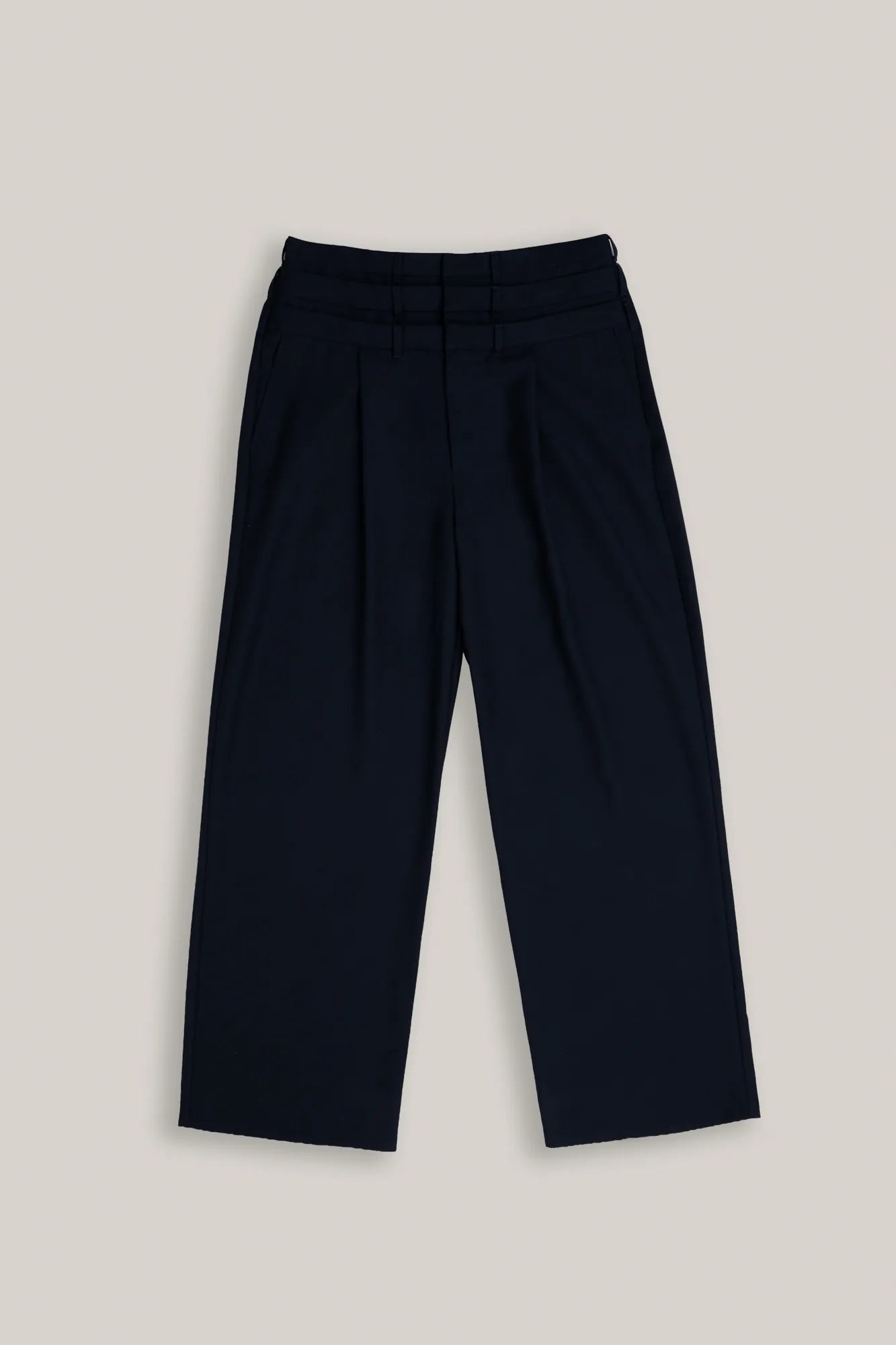 TRIPLE WAIST TAILORED TROUSERS