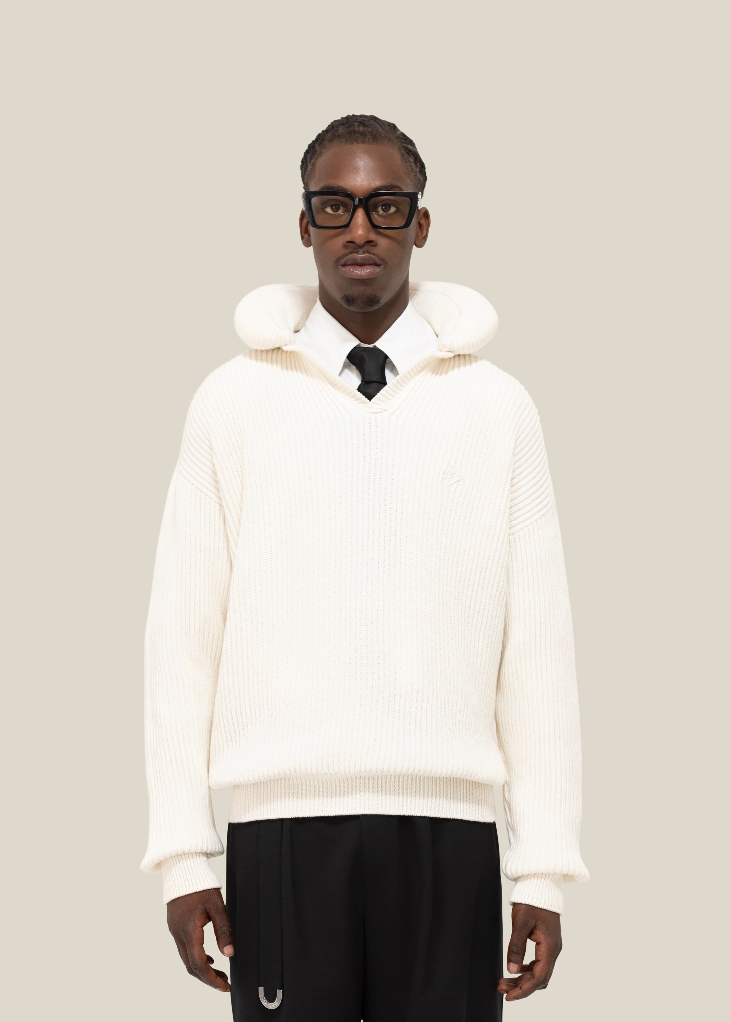 Pillow Neck Knit Sweater