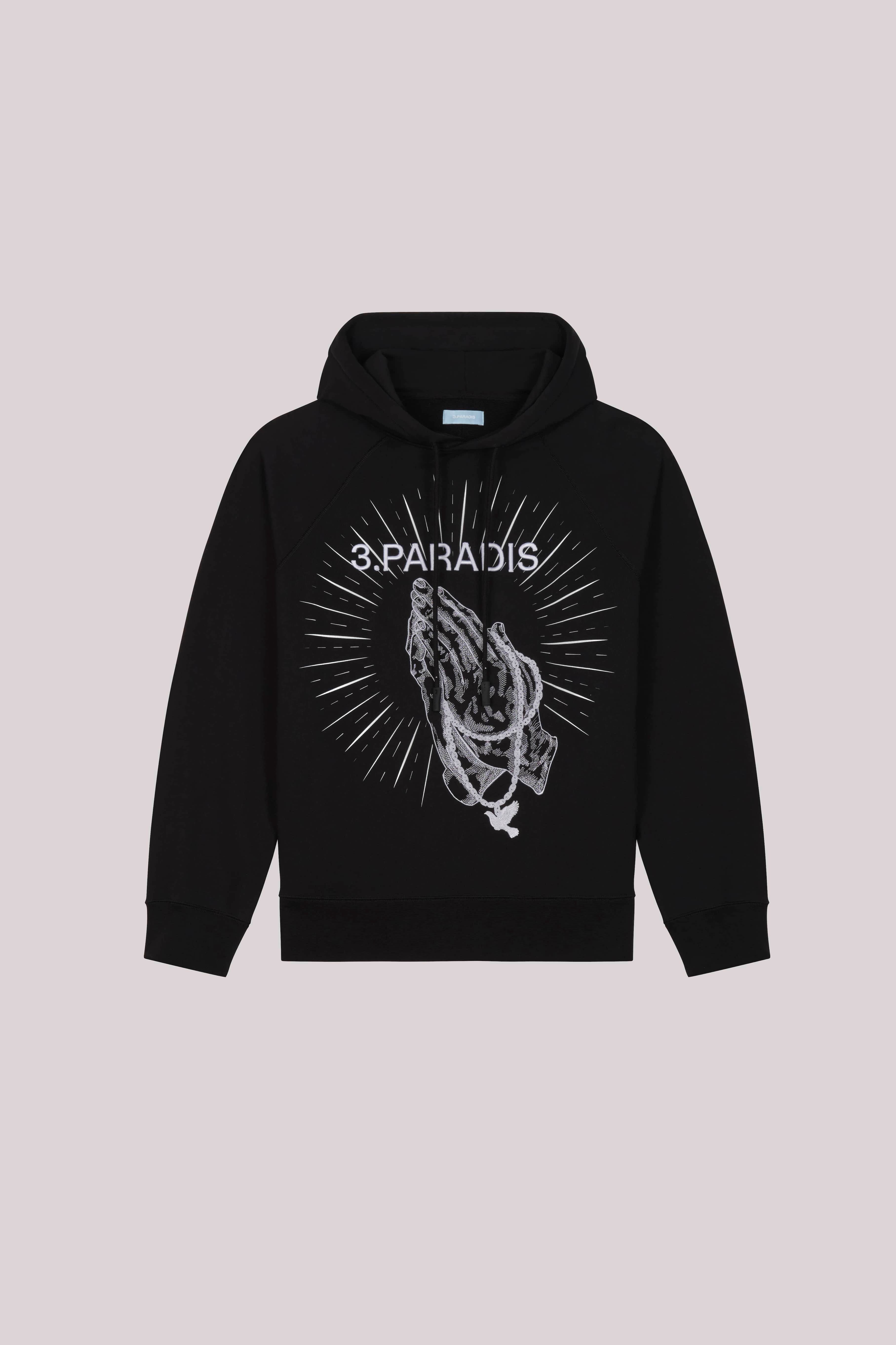 Praying Hands Hooded Sweater