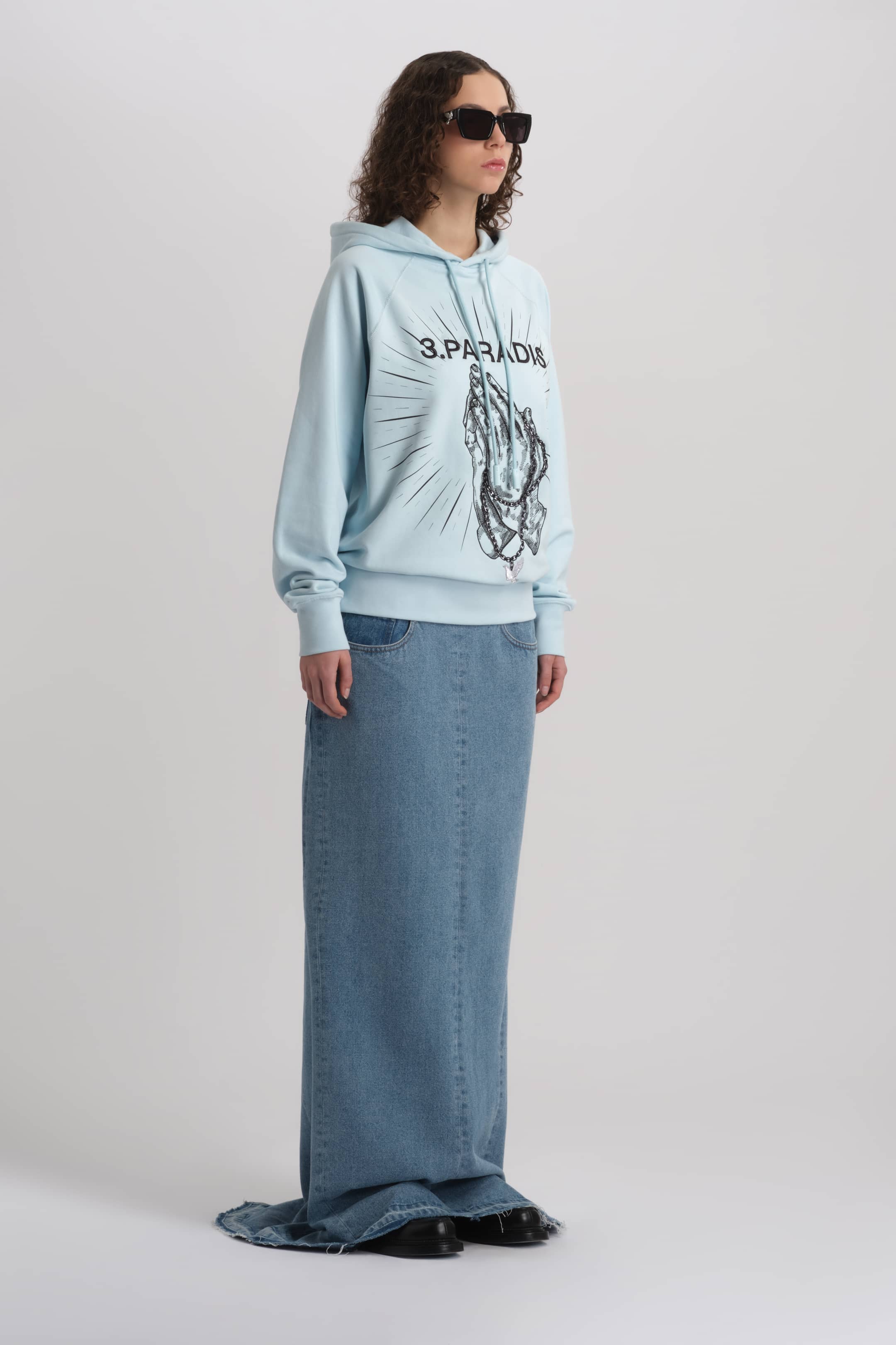 Praying Hands Hooded Sweater