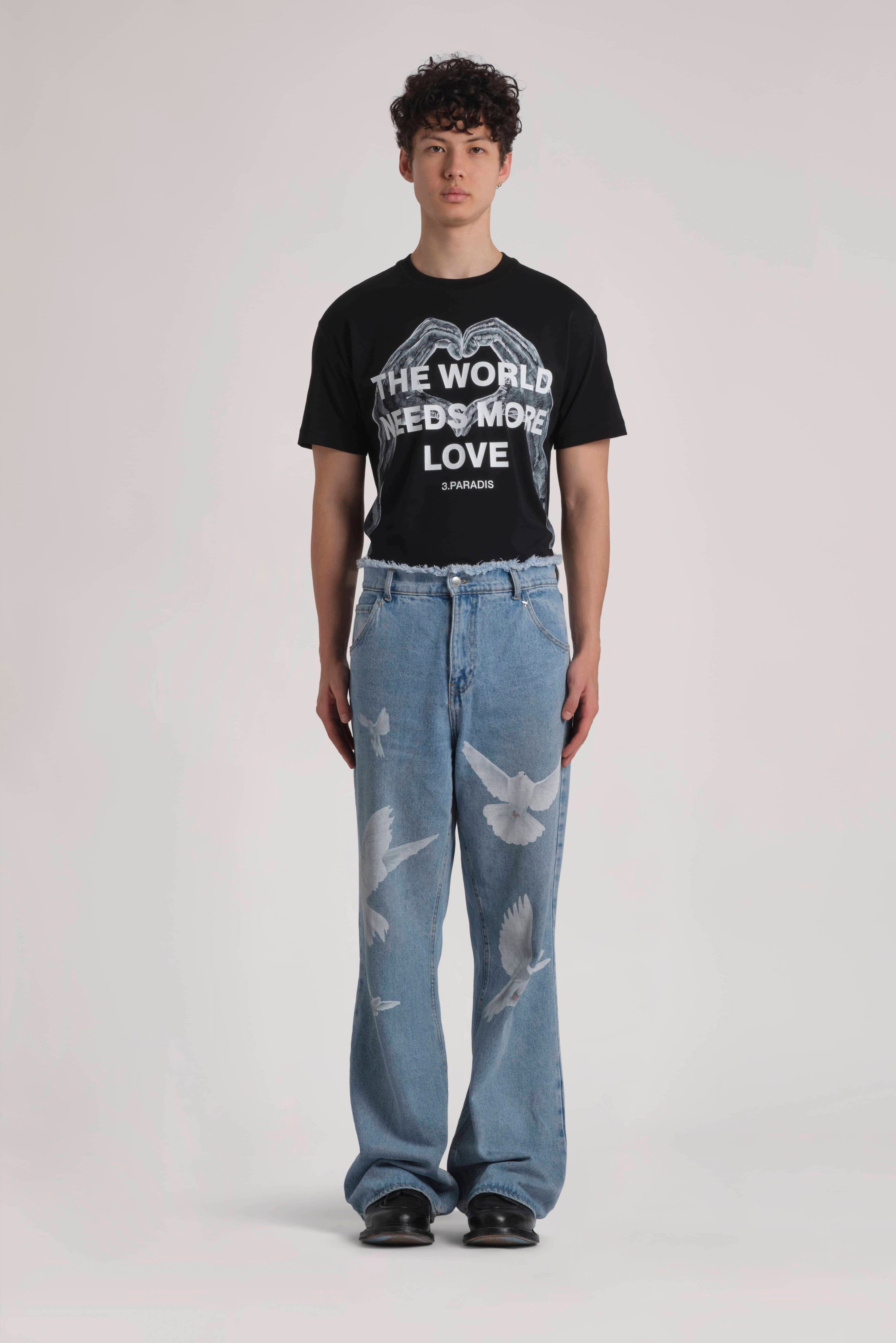 3.PARADIS] 19AW デニムドッキング イージートラックパンツ 30｜メンズ