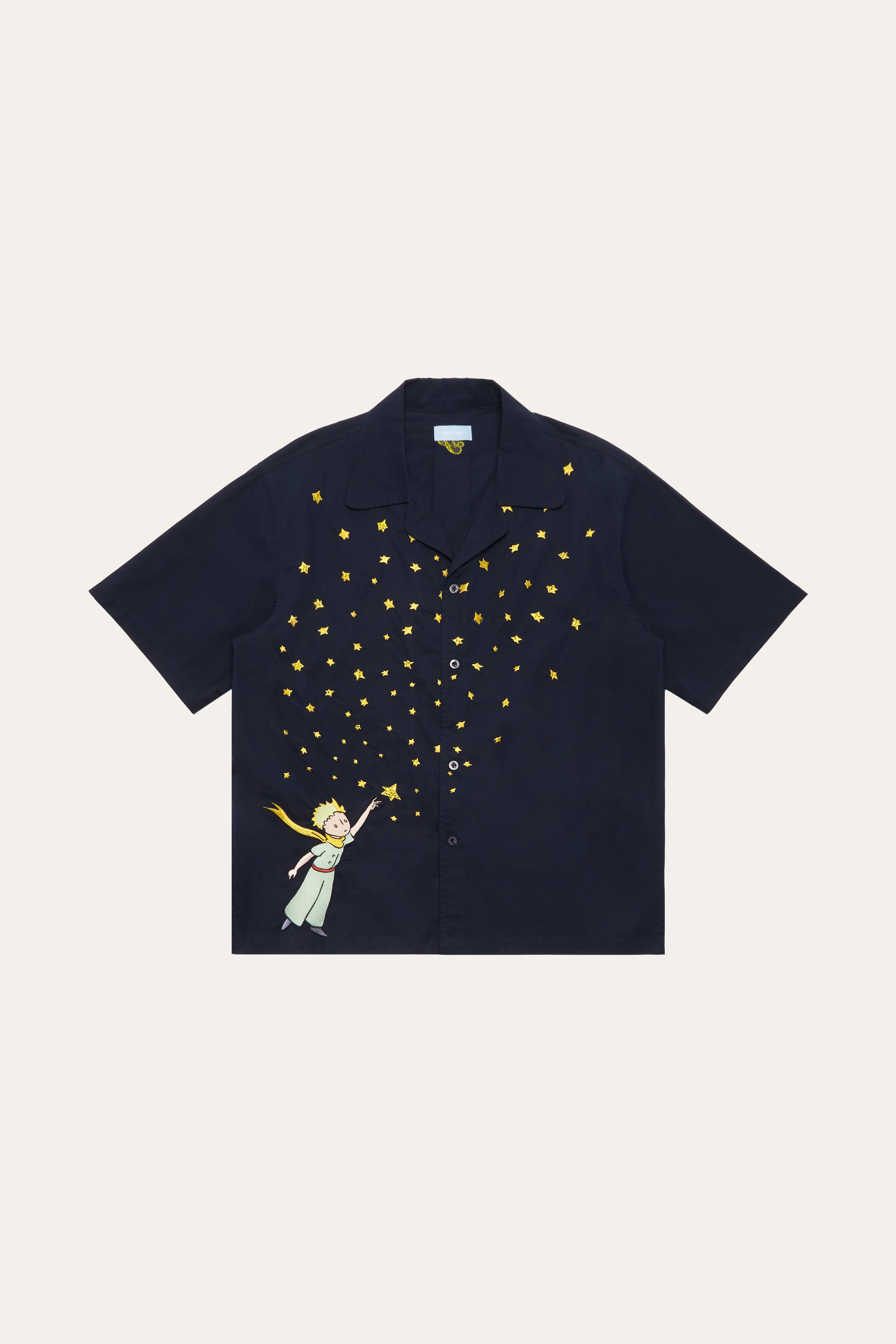 【だっさん】MEER. Prince Sleeve tops The Little Prince Collaborative SS Button Shirt