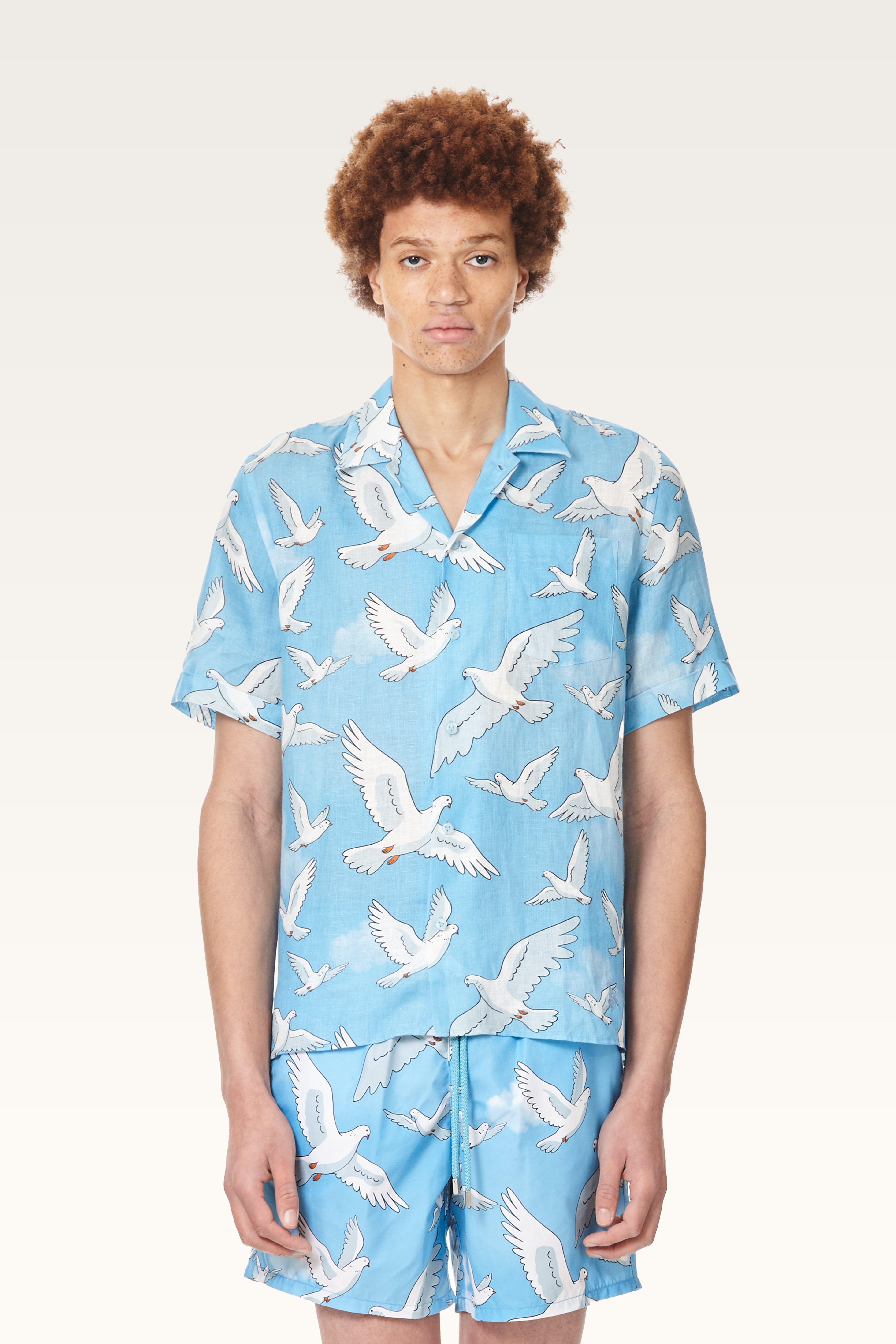 3.PARADIS & Vilebrequin Collaborative Linen Shirt