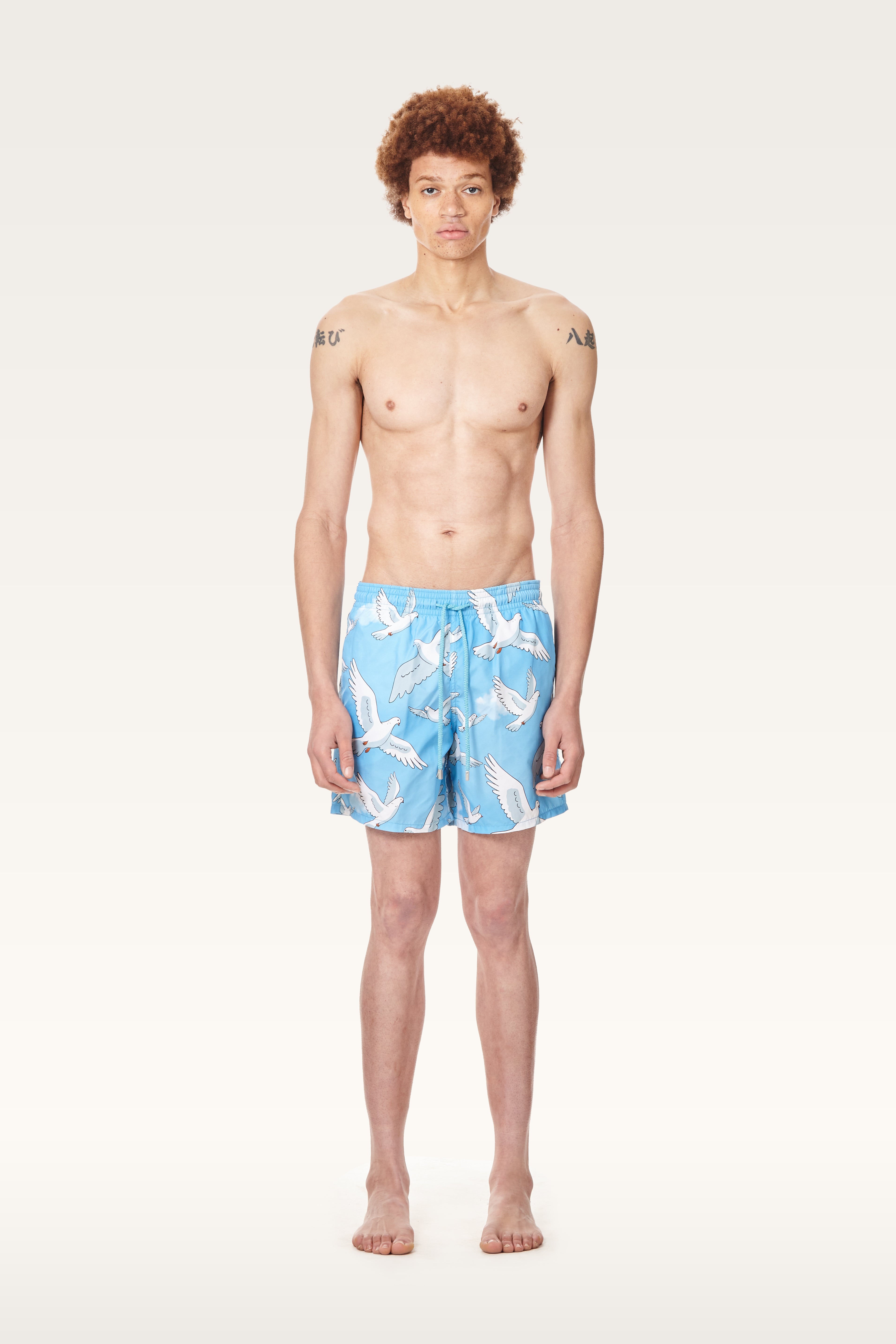 3.PARADIS & Vilebrequin Collaborative Dove Swim Shorts