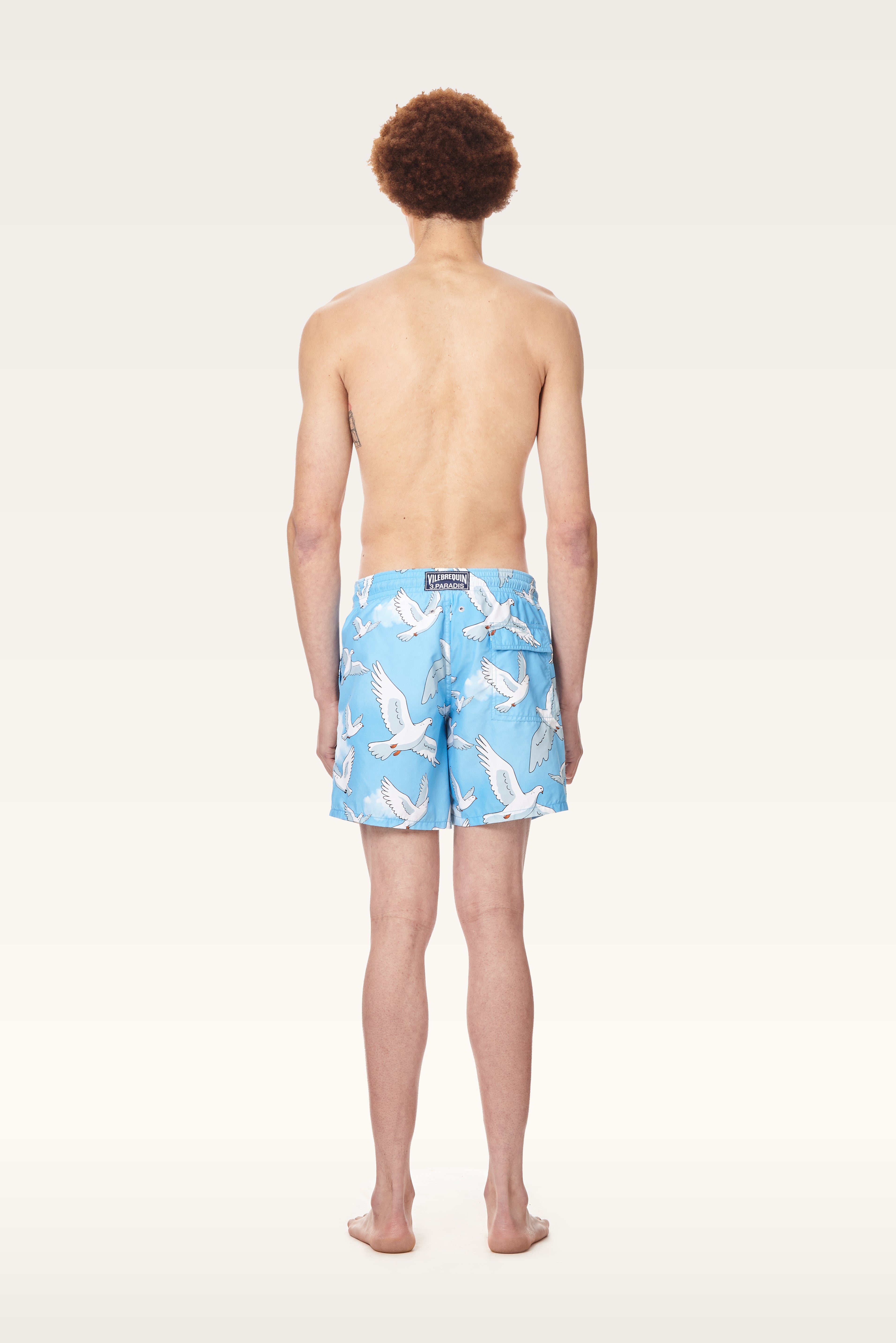 3.PARADIS & Vilebrequin Collaborative Dove Swim Shorts