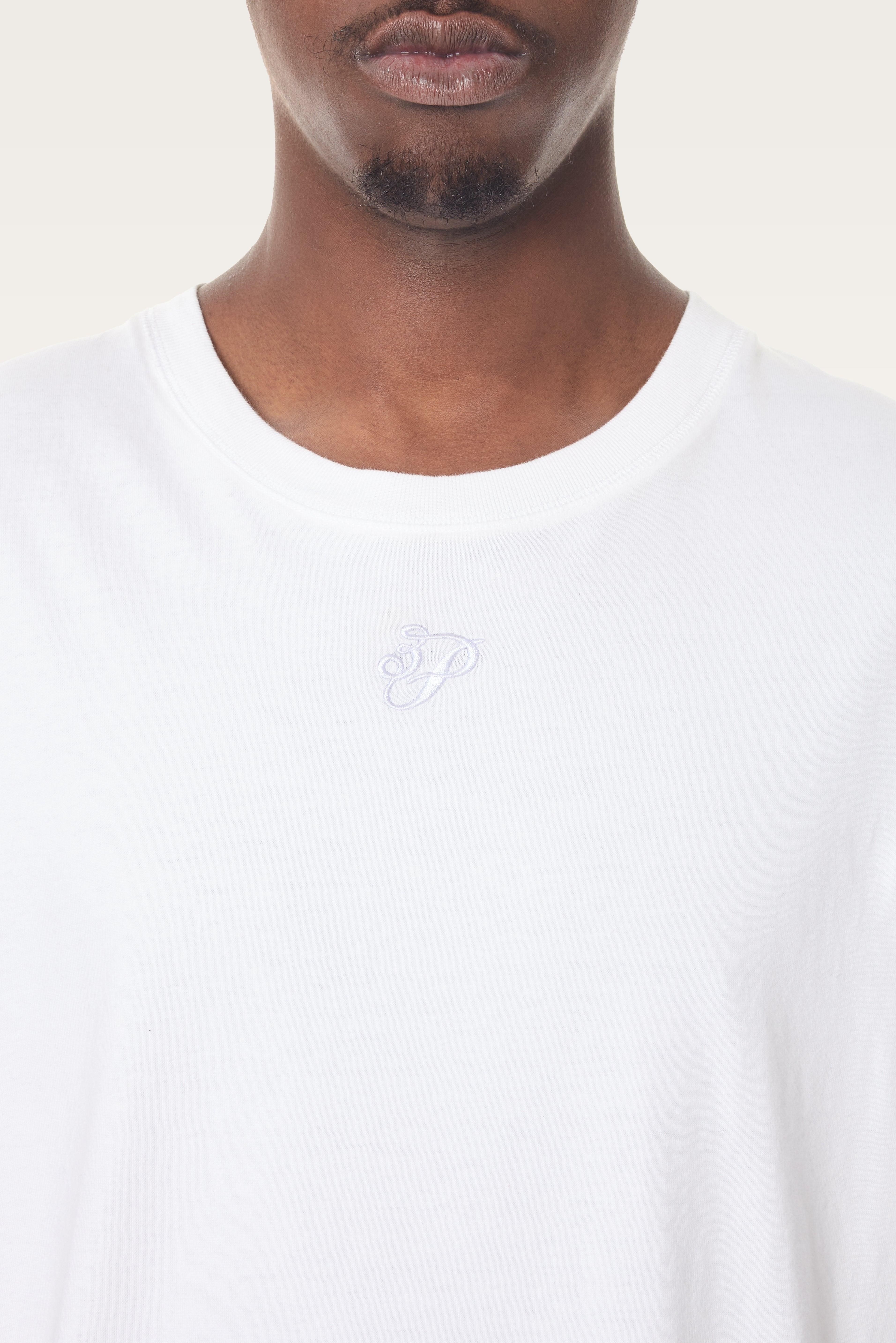 3P Cursive Logo Embroidered T-Shirt
