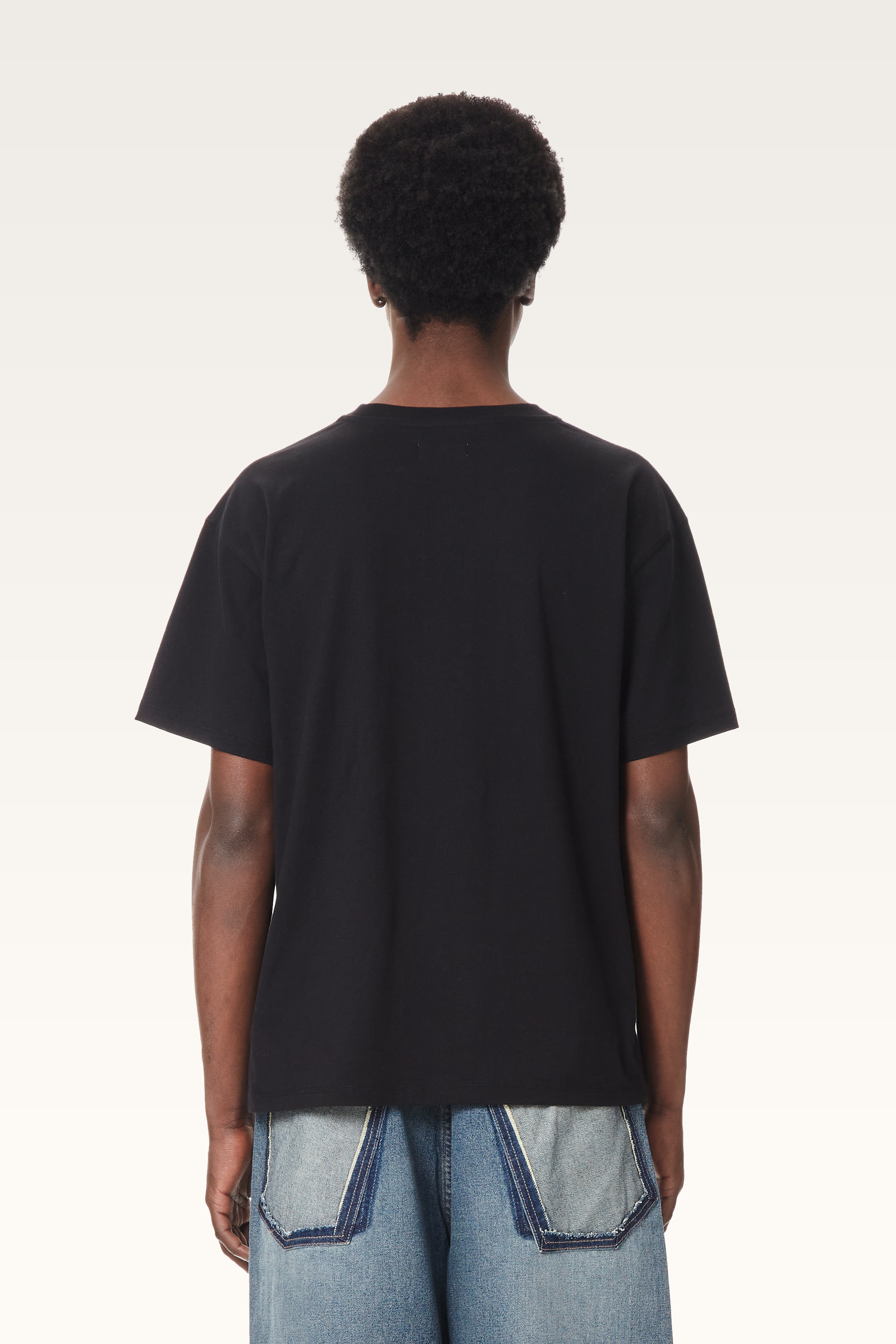 3P Cursive Logo Embroidered T-Shirt