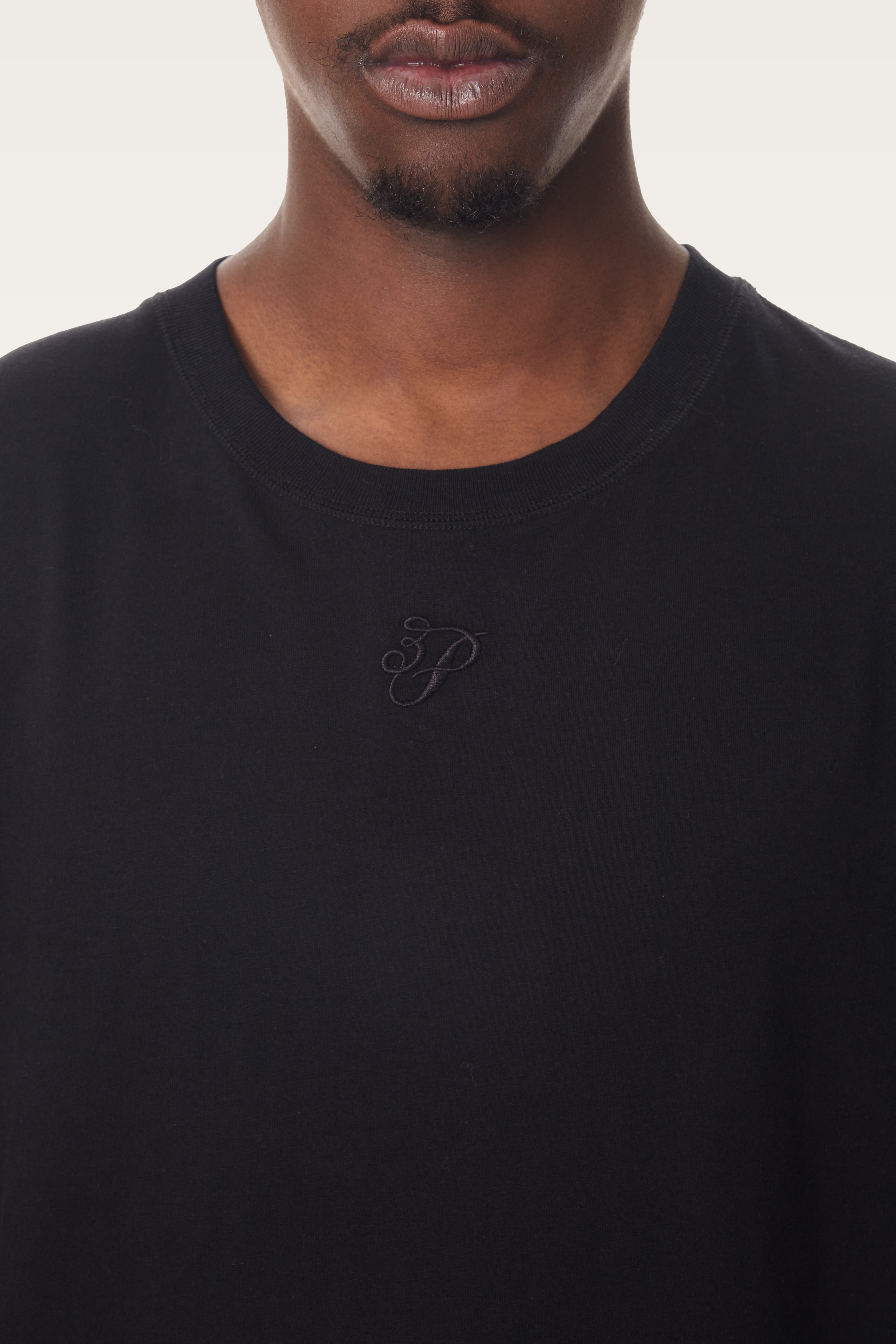3P Cursive Logo Embroidered T-Shirt