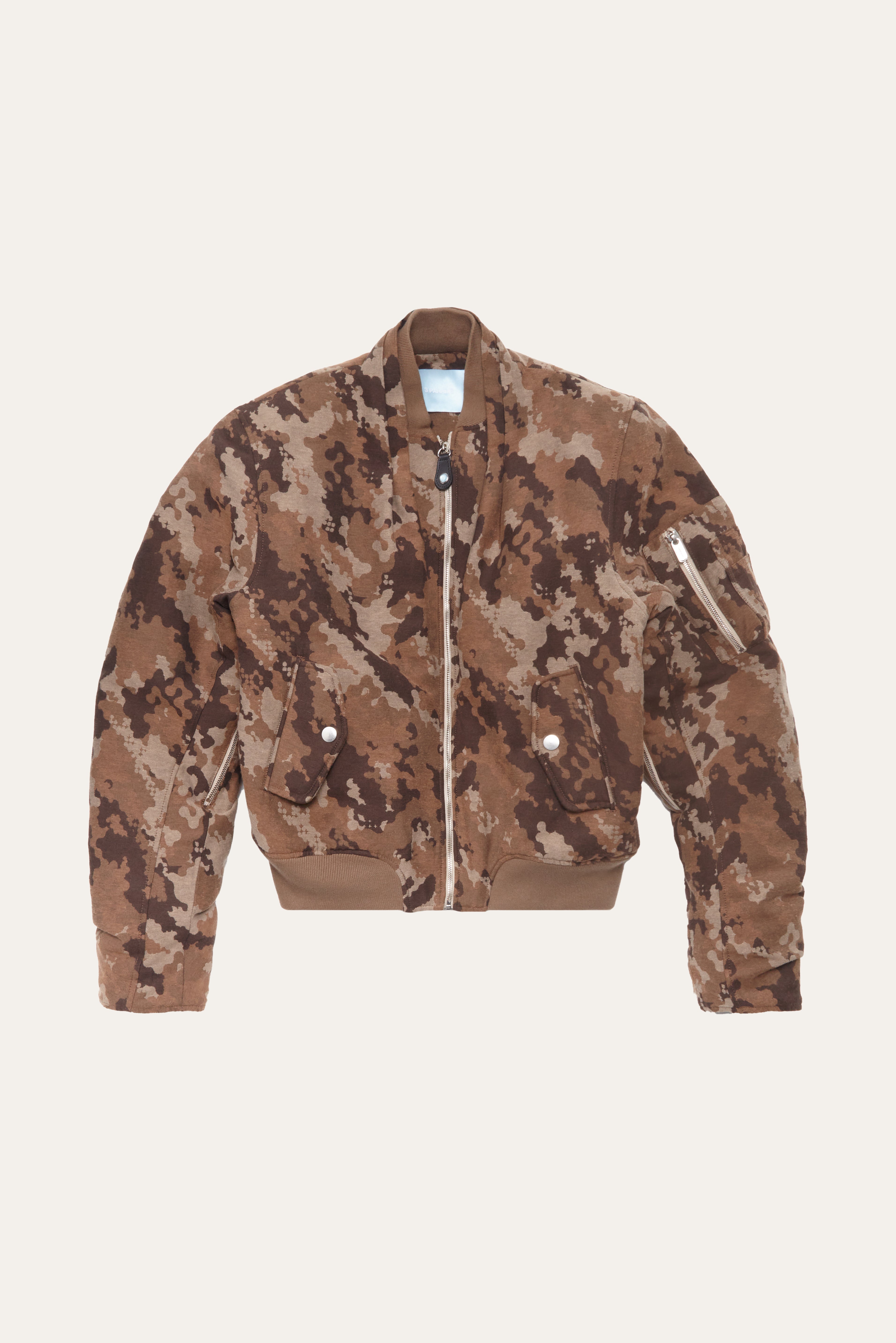 Jacquard Dove-Camo Bomber