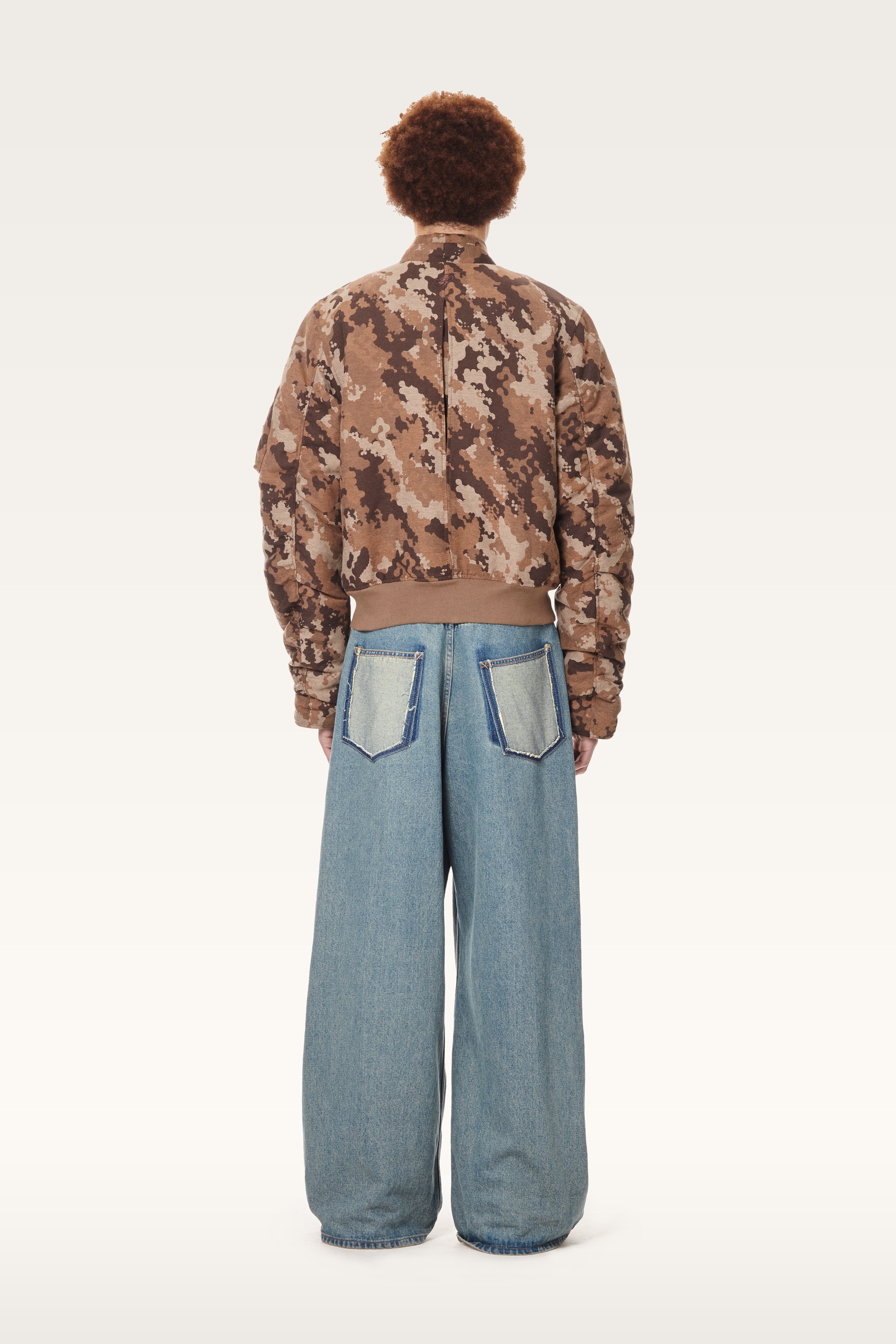 Jacquard Dove-Camo Bomber