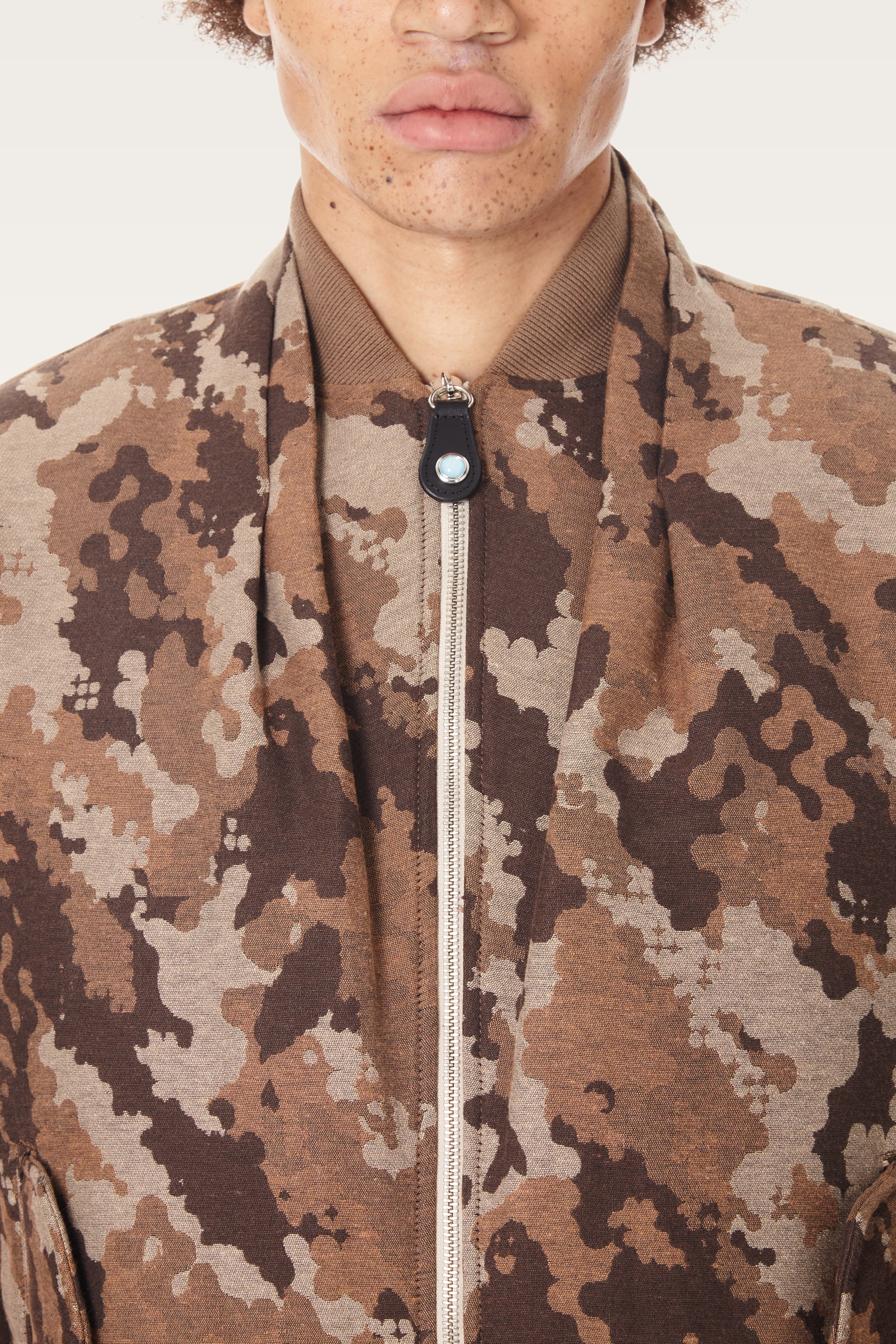 Jacquard Dove-Camo Bomber