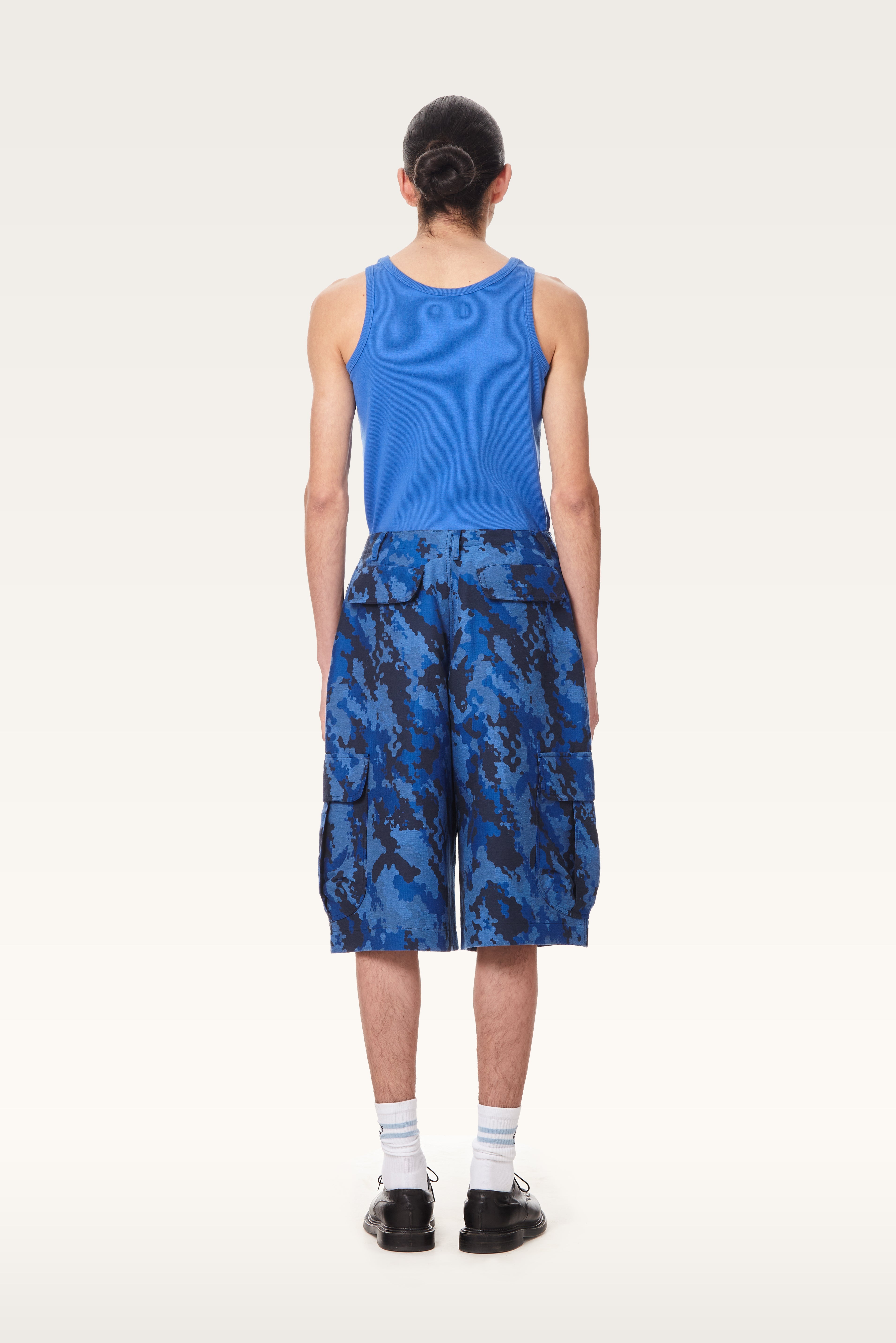Jacquard Dove-Camo Cargo Shorts