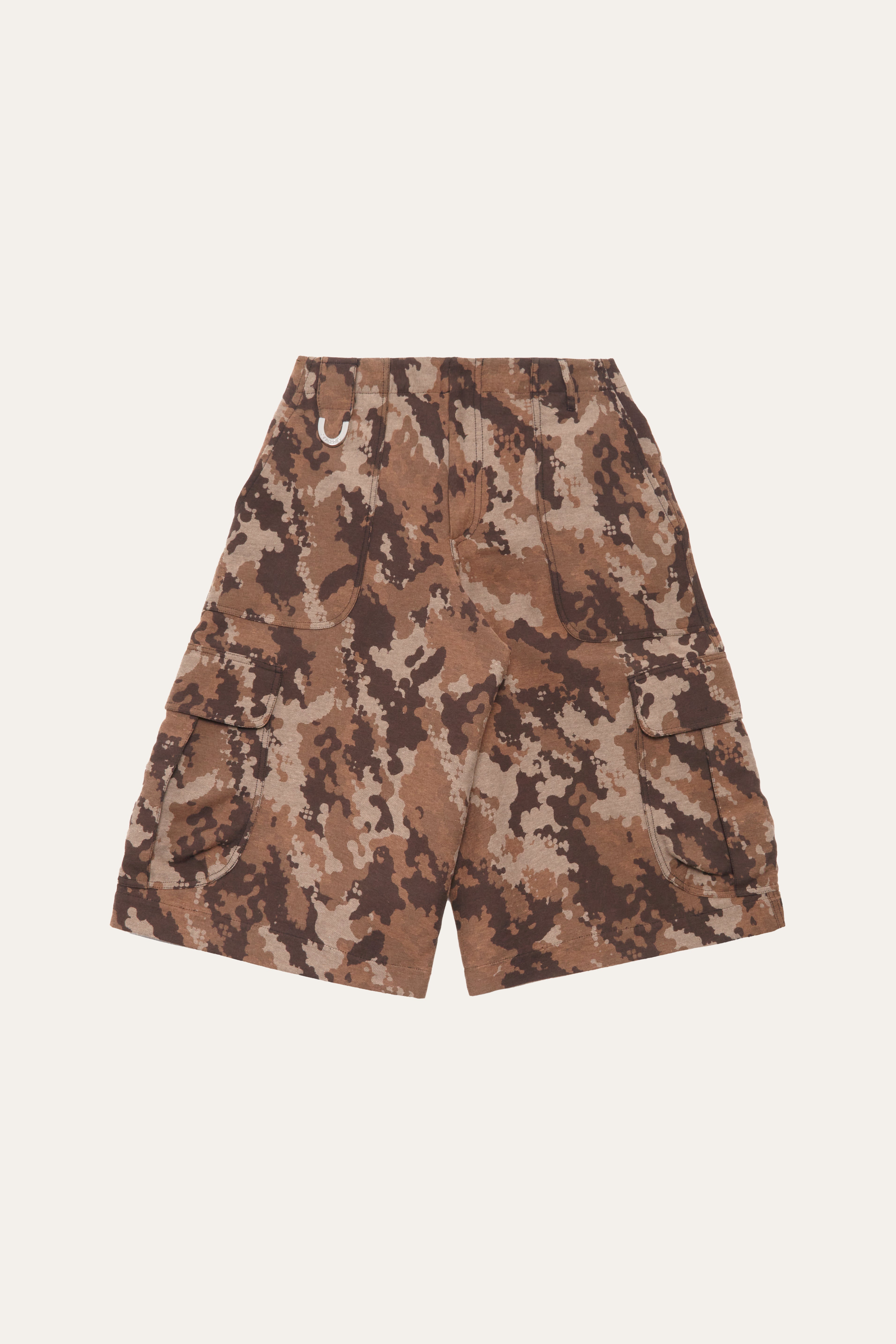 Jacquard Dove-Camo Cargo Shorts