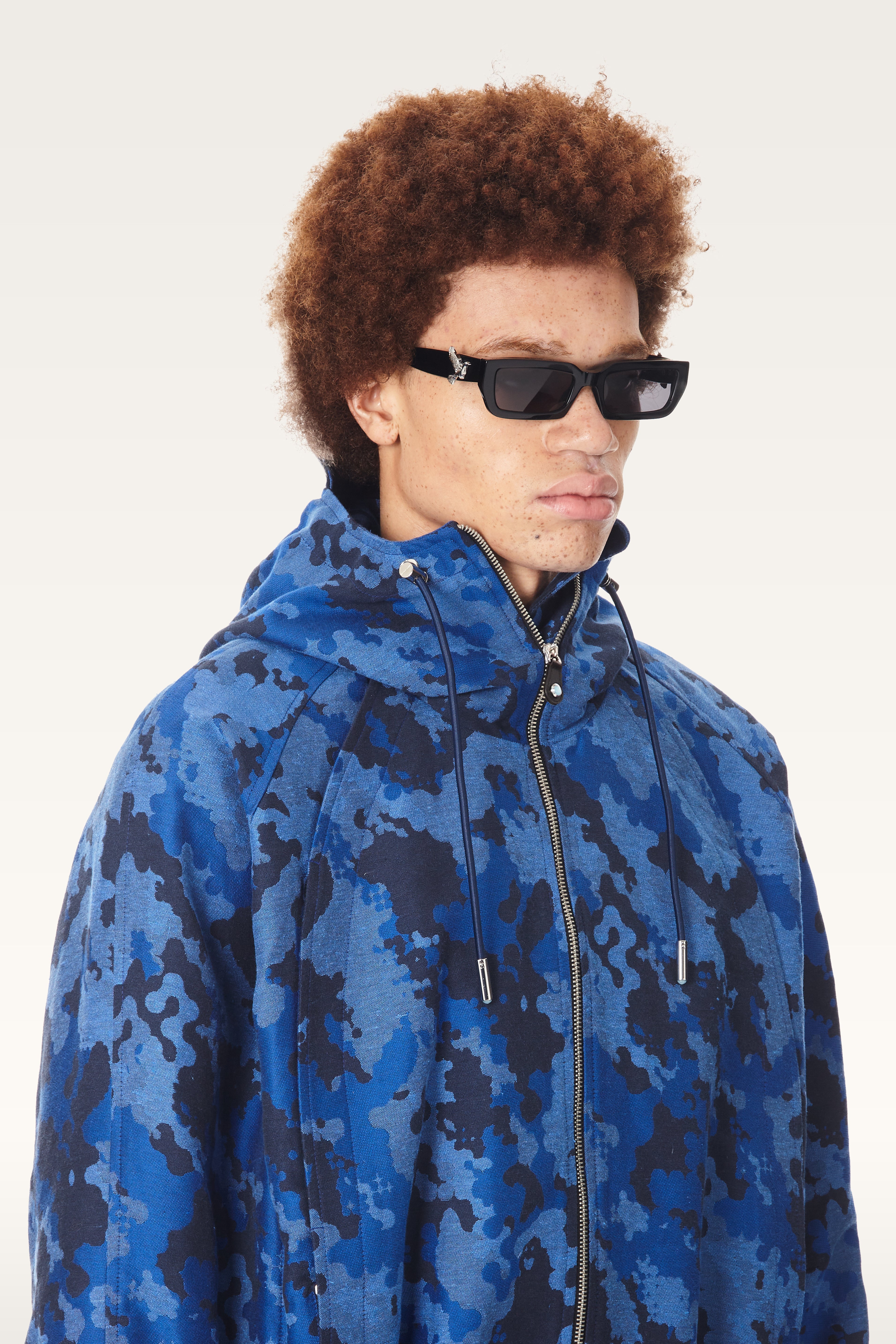 Jacquard Dove-Camo Windbreaker