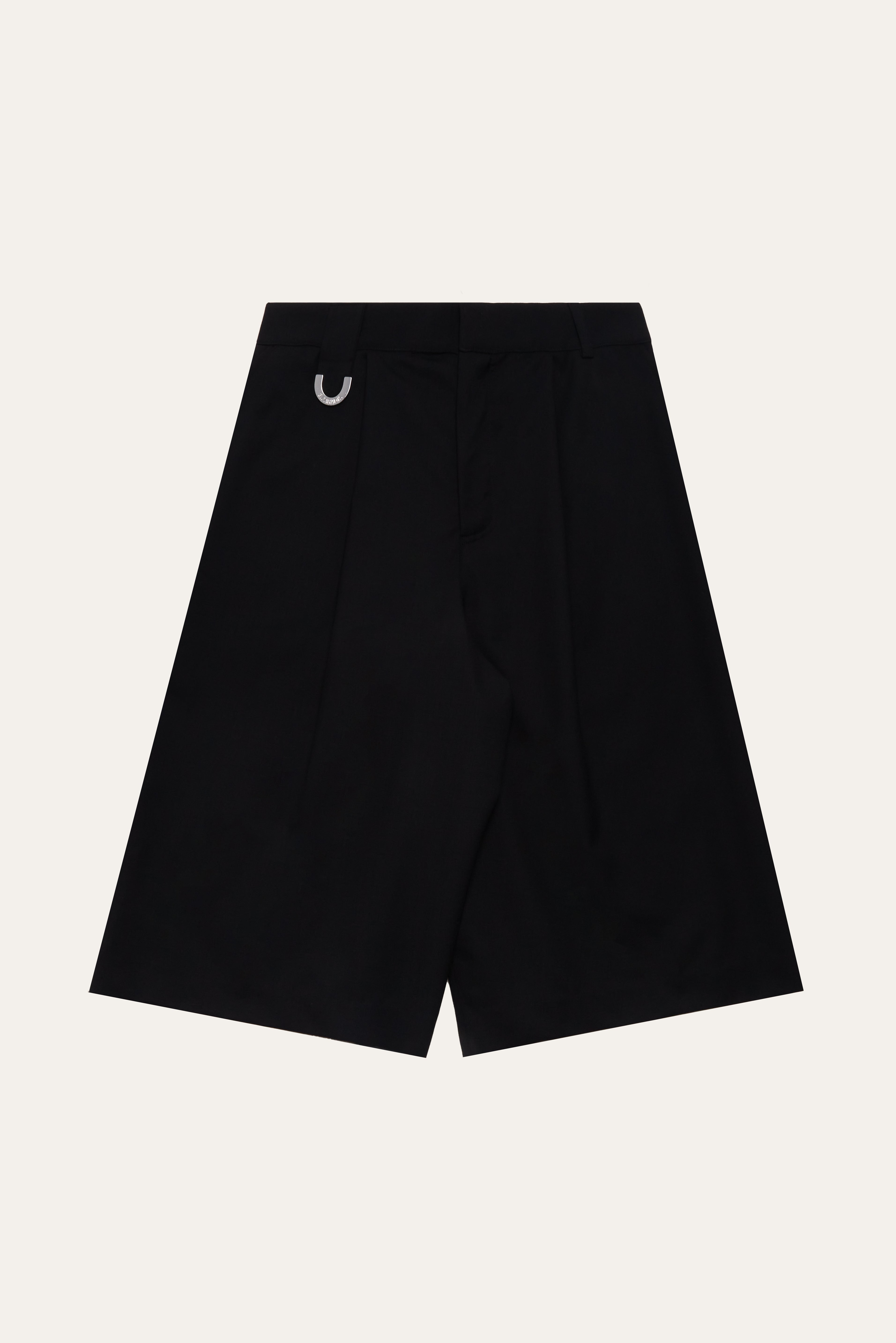 Wool Gabardine Tailored Shorts