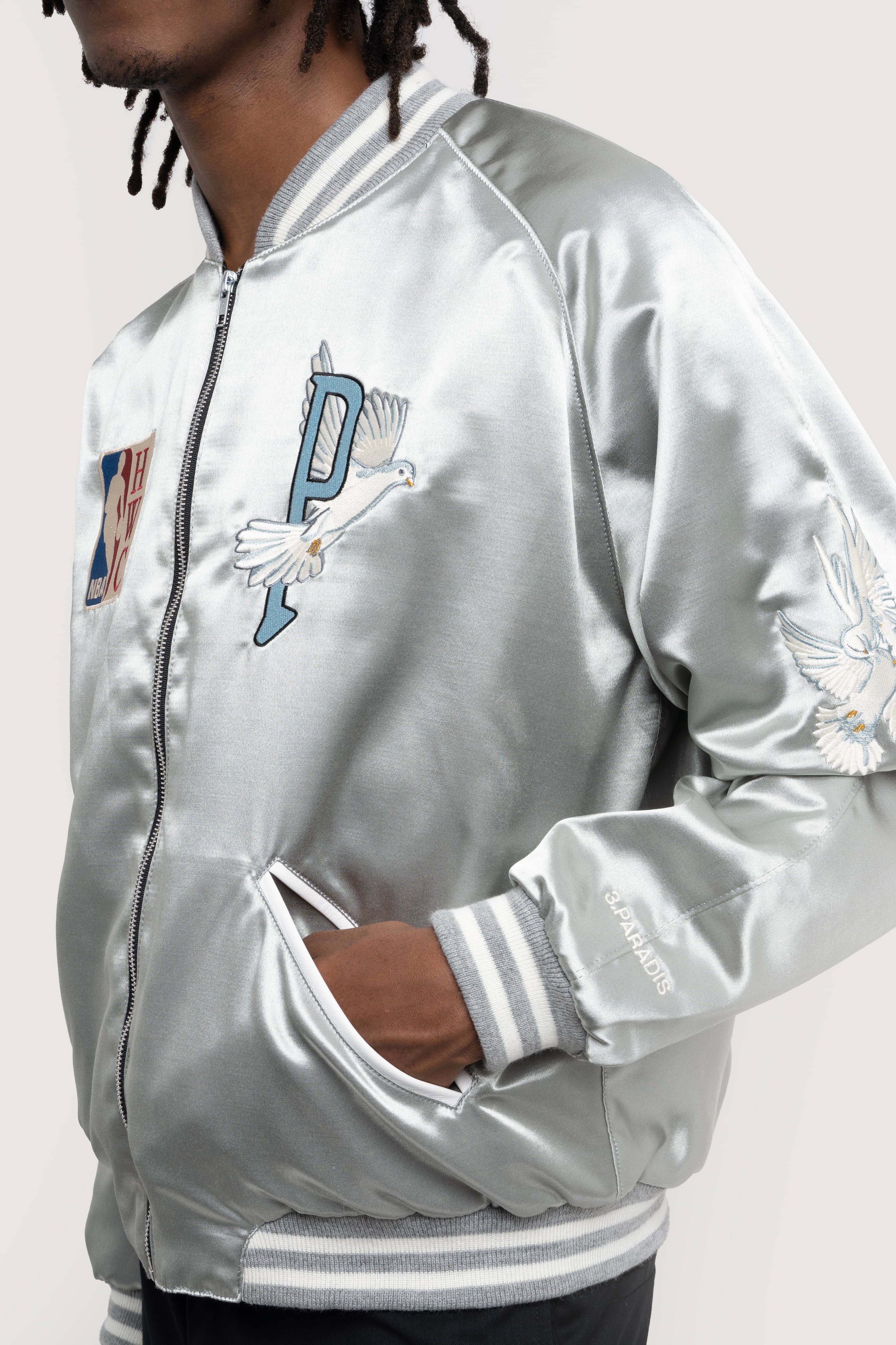 3.PARADIS, Mitchell & Ness and The NBA : PARADIS Varsity Jacket