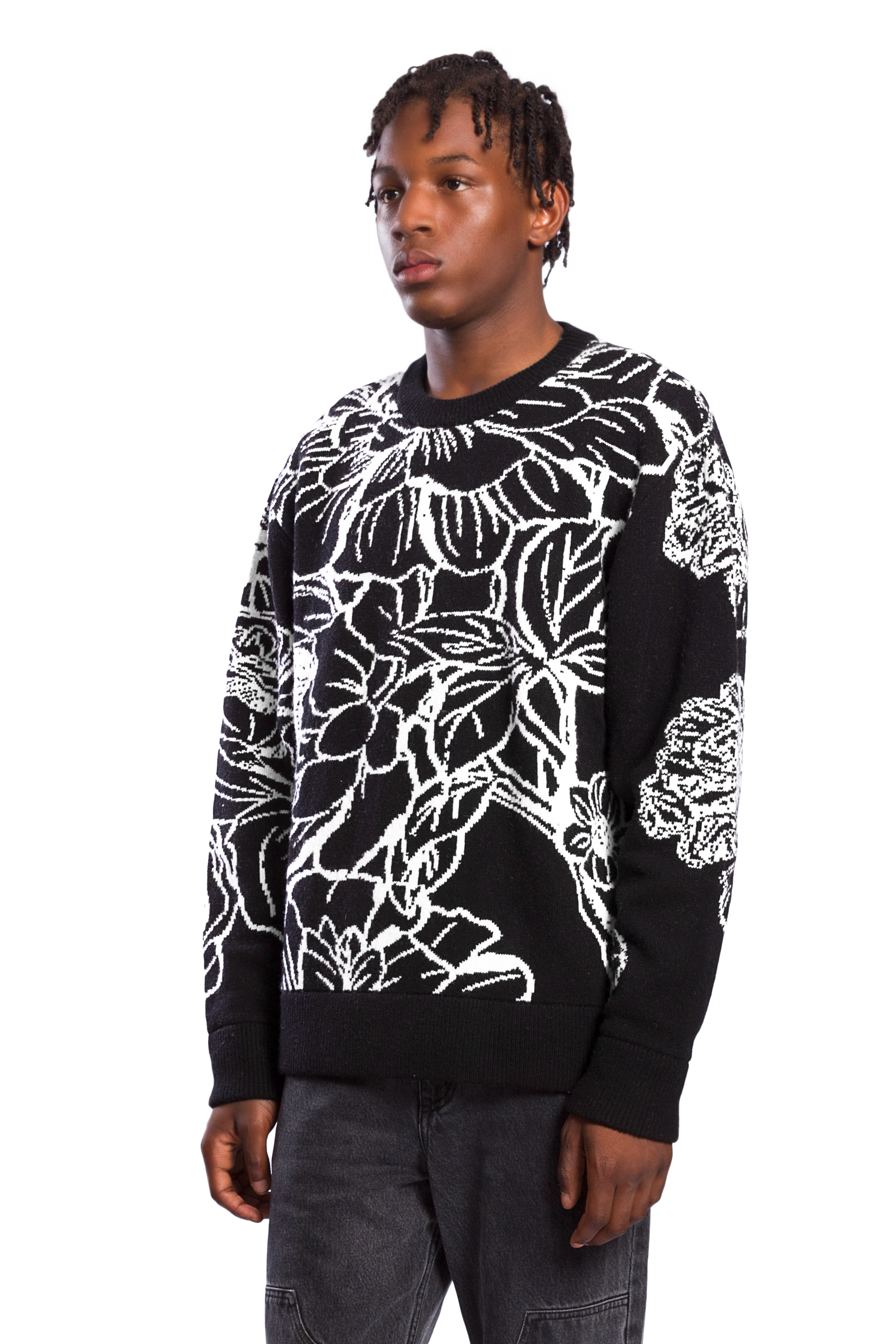 NAYA FLEUR ETERNELLE CREWNECK KNIT SWEATER