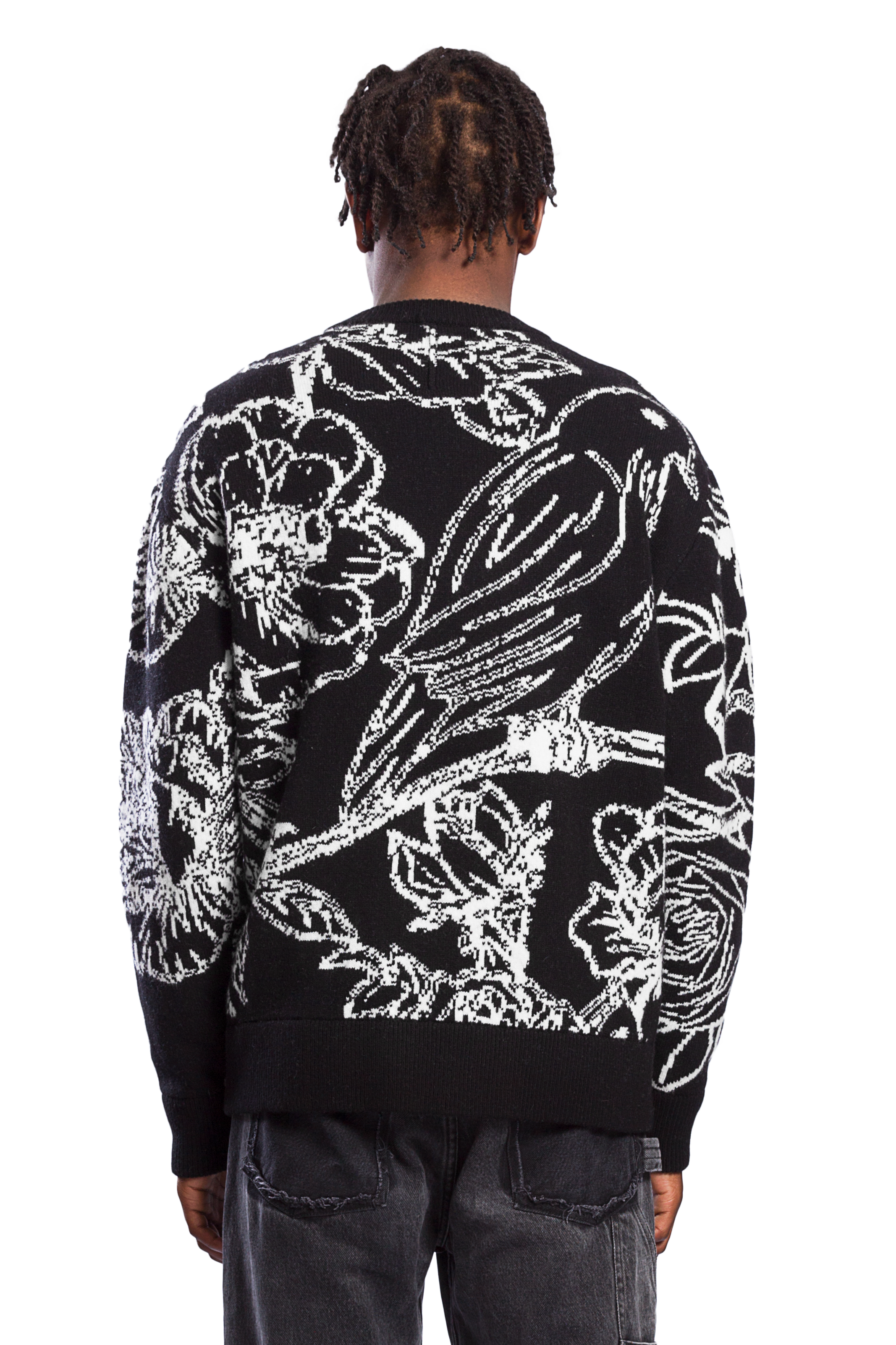 NAYA FLEUR ETERNELLE CREWNECK KNIT SWEATER