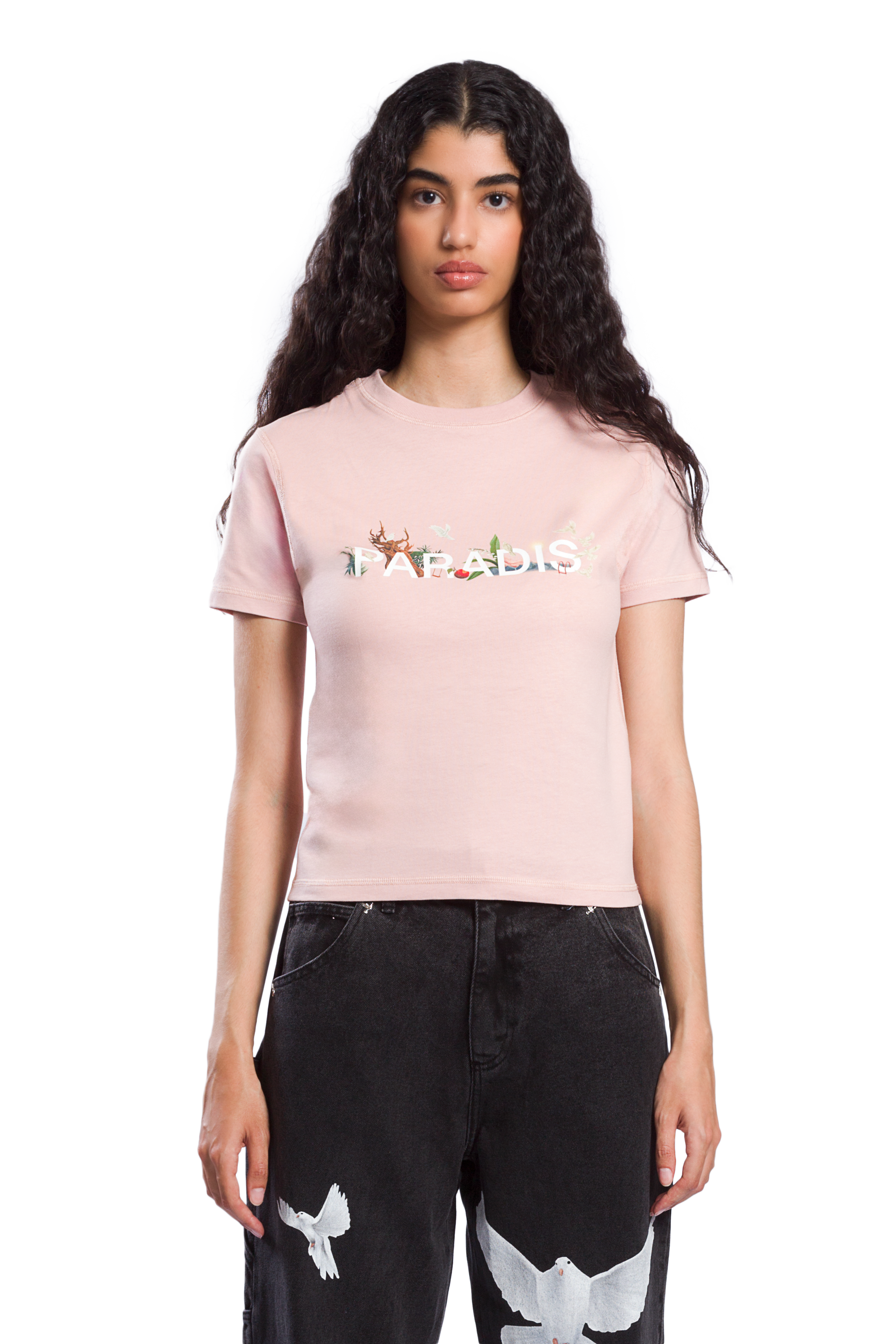 Paradis Cropped Womens T-Shirt