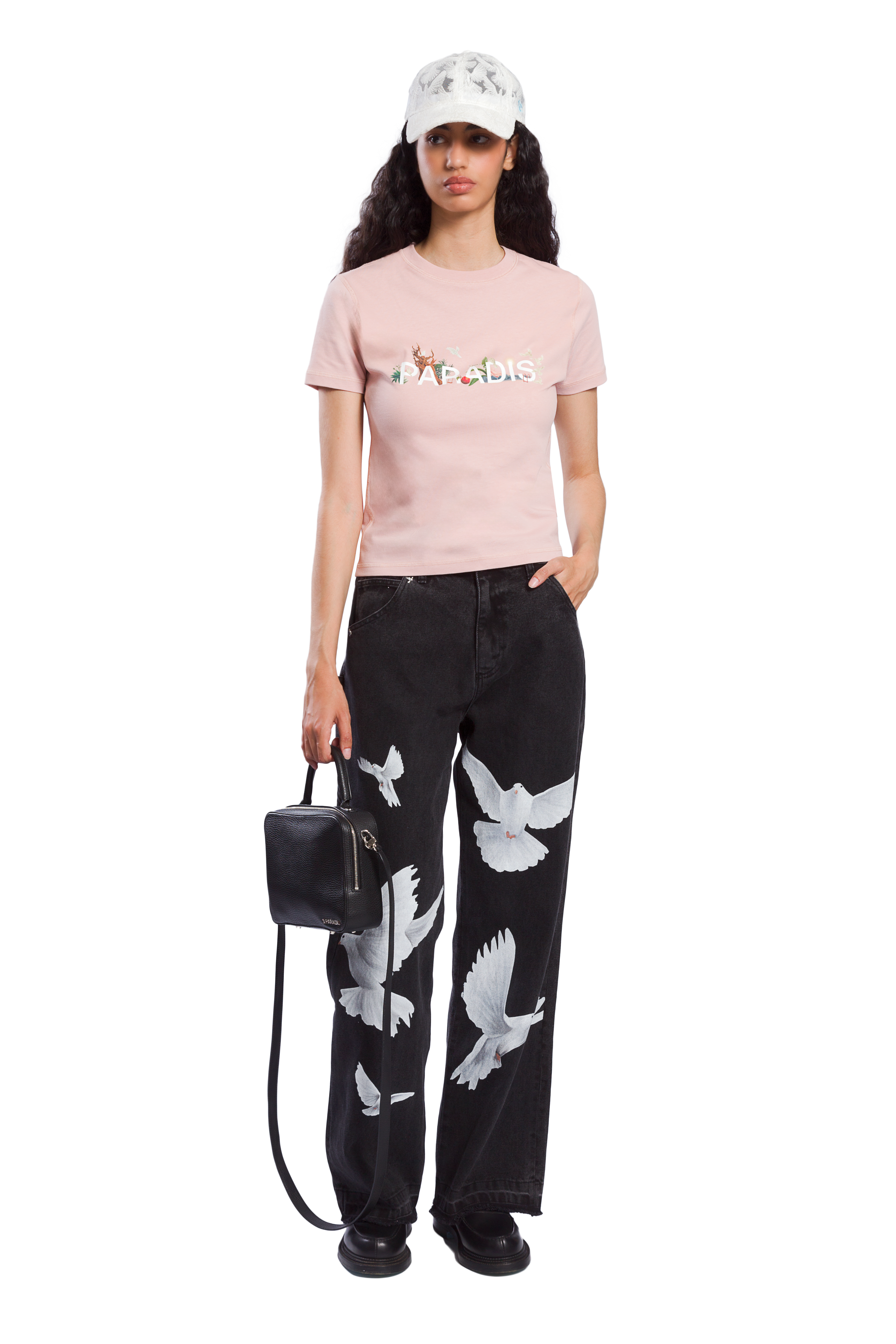 Paradis Cropped Womens T-Shirt
