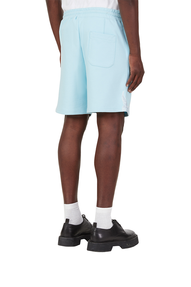 SINGING DOVES SKY BLUE LOUNGE SHORTS