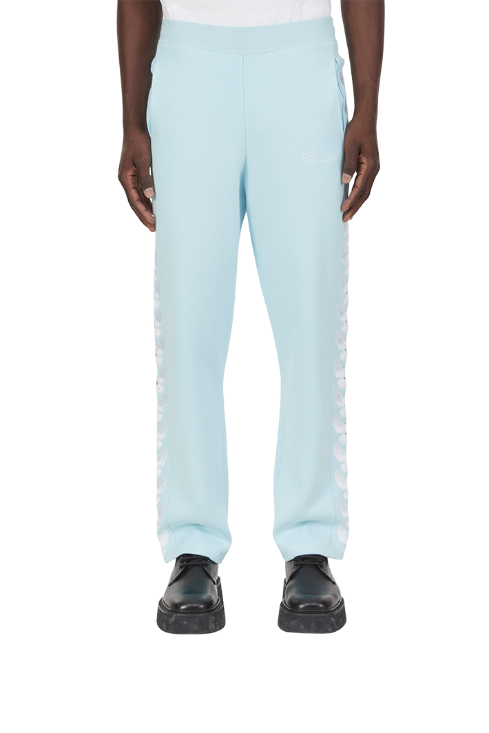 UNITY SKY BLUE KNIT TRACK PANTS