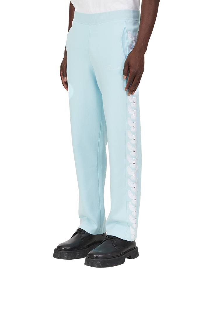 UNITY SKY BLUE KNIT TRACK PANTS