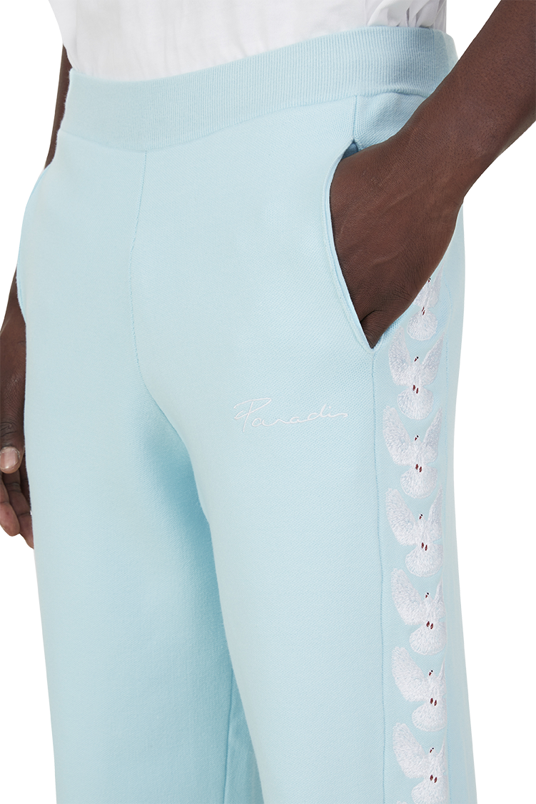 UNITY SKY BLUE KNIT TRACK PANTS