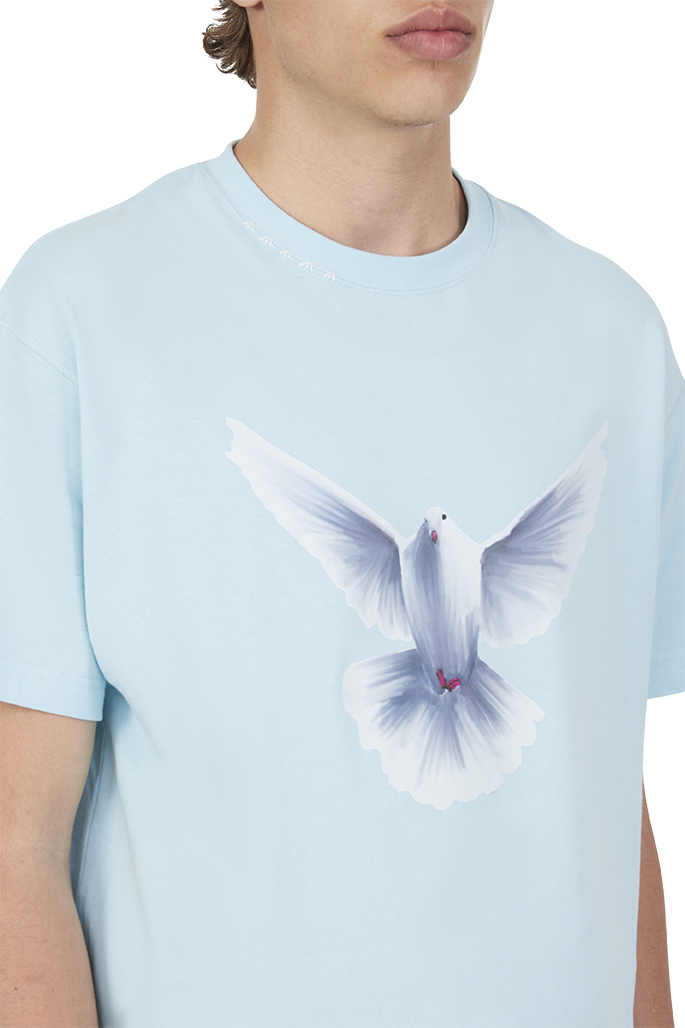 FLYING DOVE SKY BLUE T-SHIRT