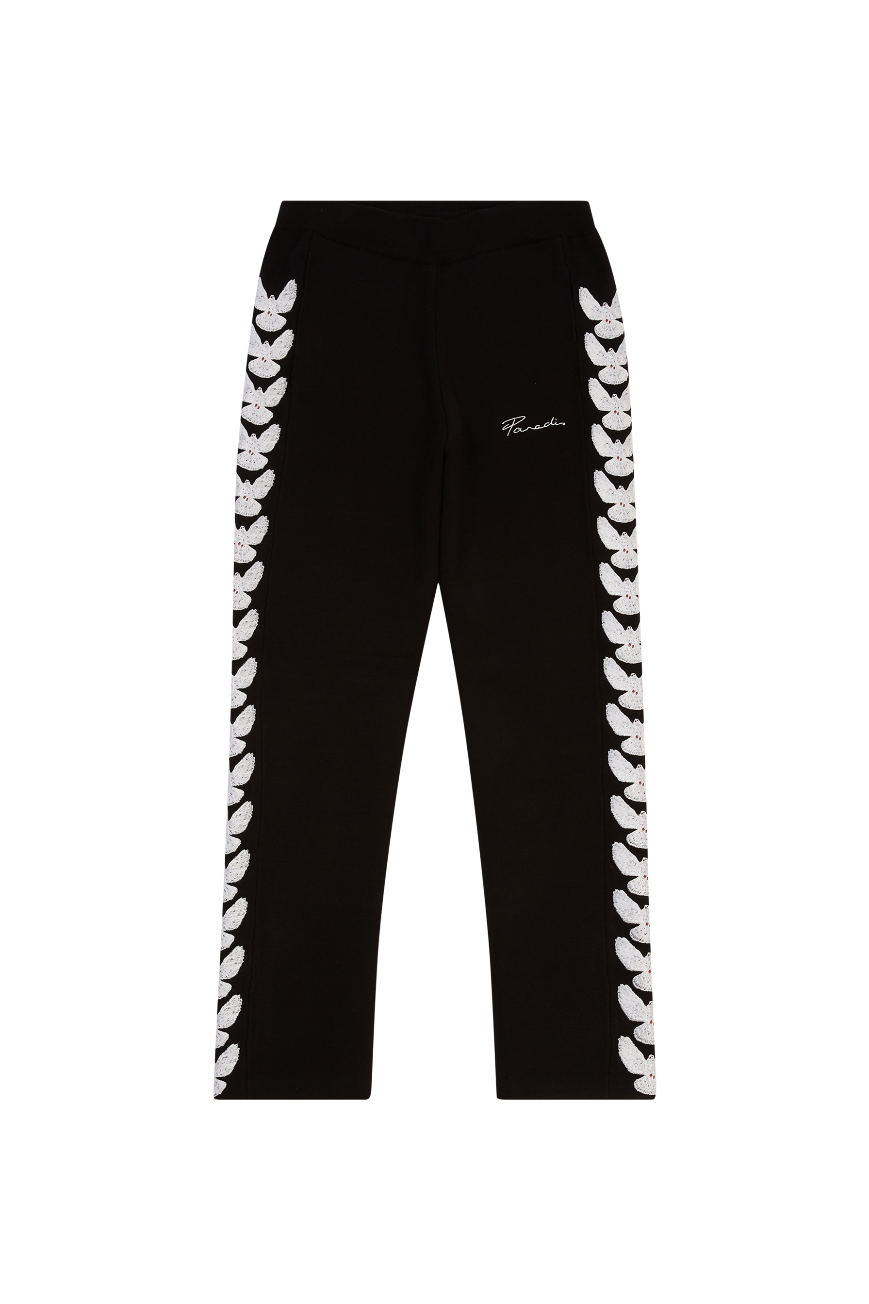 UNITY BLACK KNIT TRACK PANTS