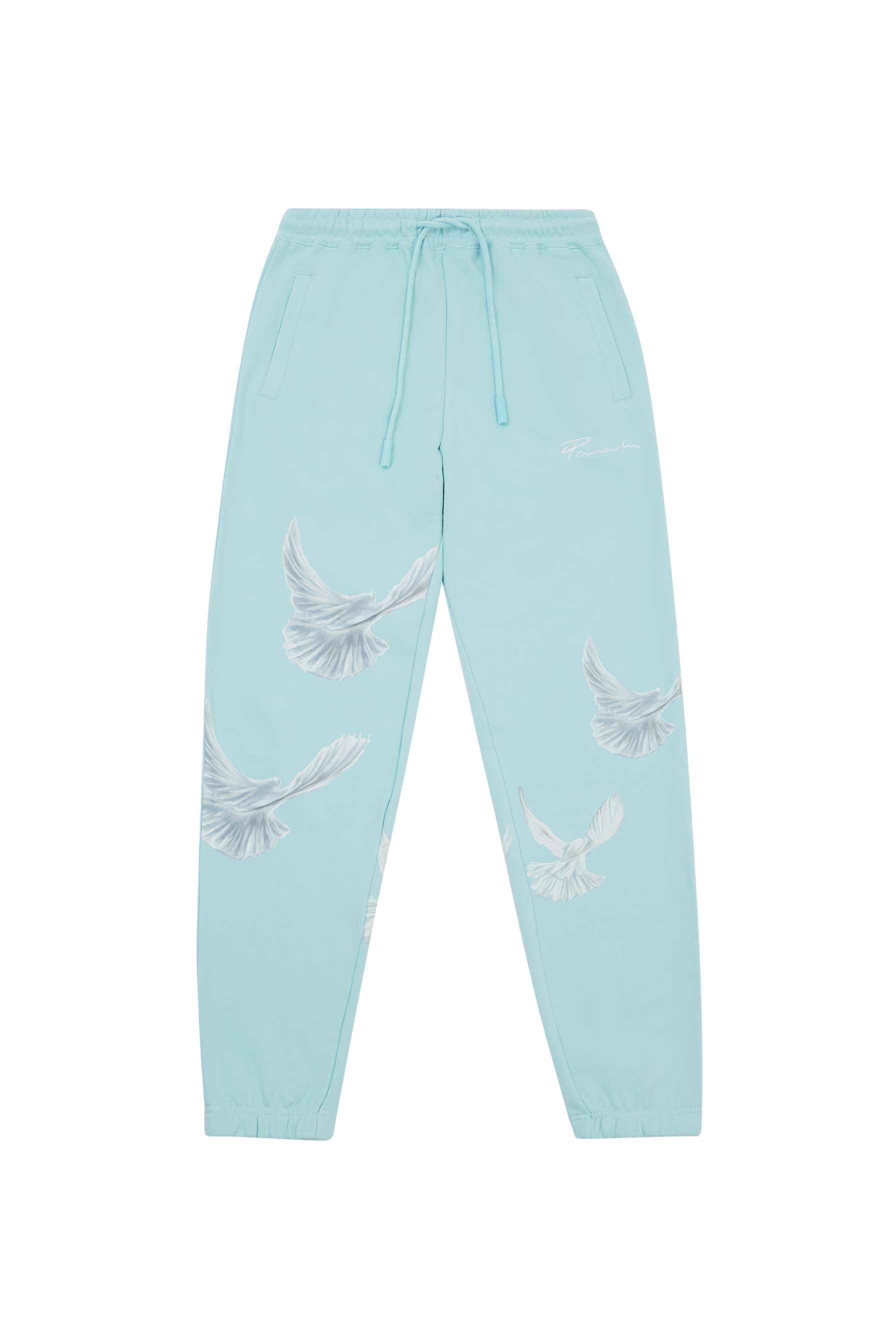 SINGING DOVES SKY BLUE LOUNGE PANTS