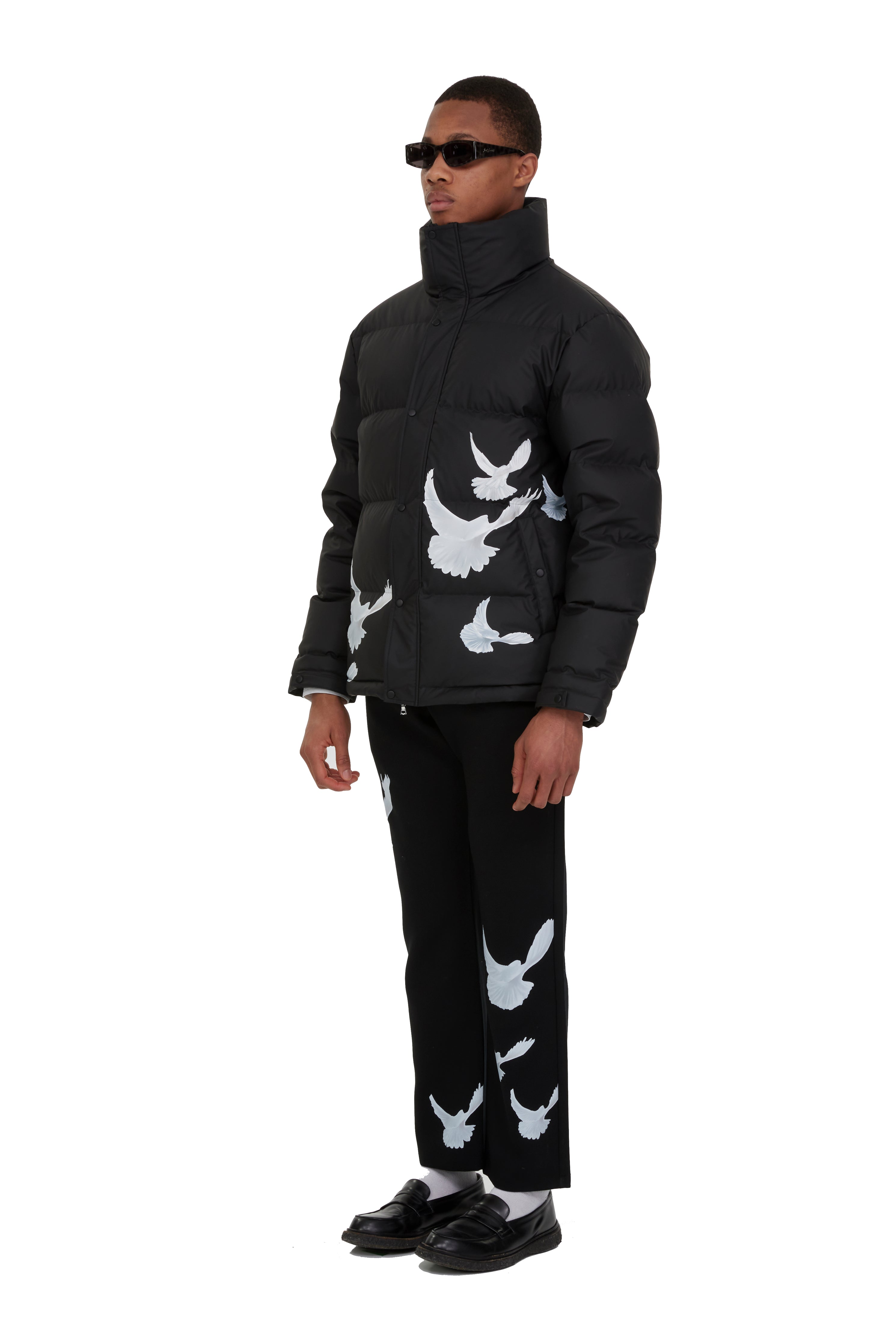 Singing Doves Puffer Jacket